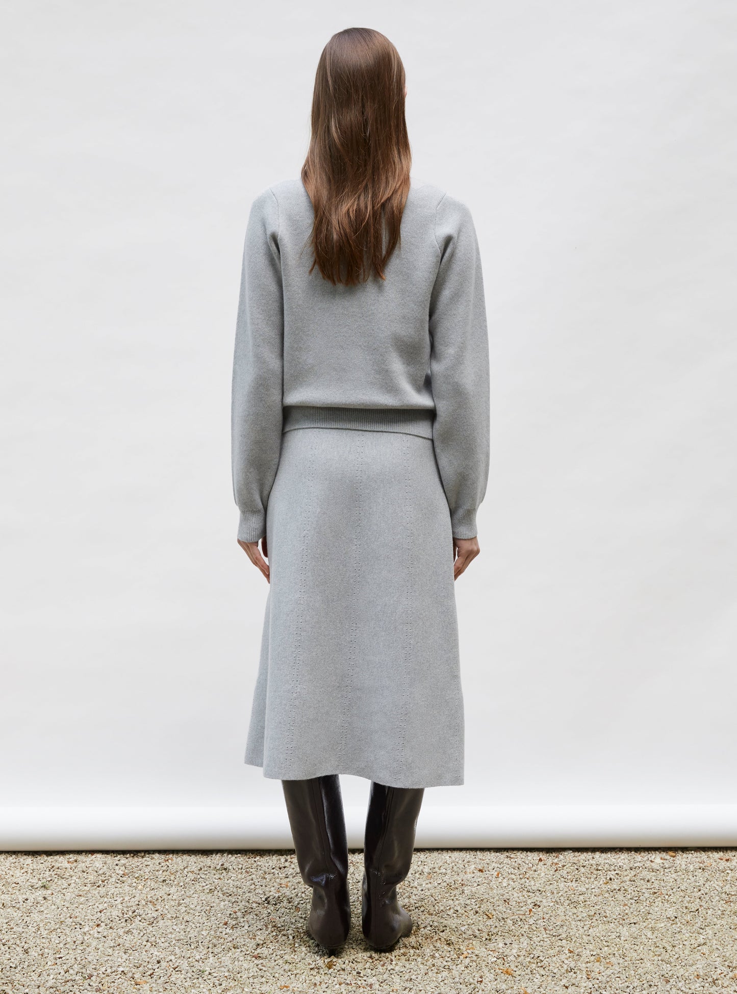 cardigan maille brodé main