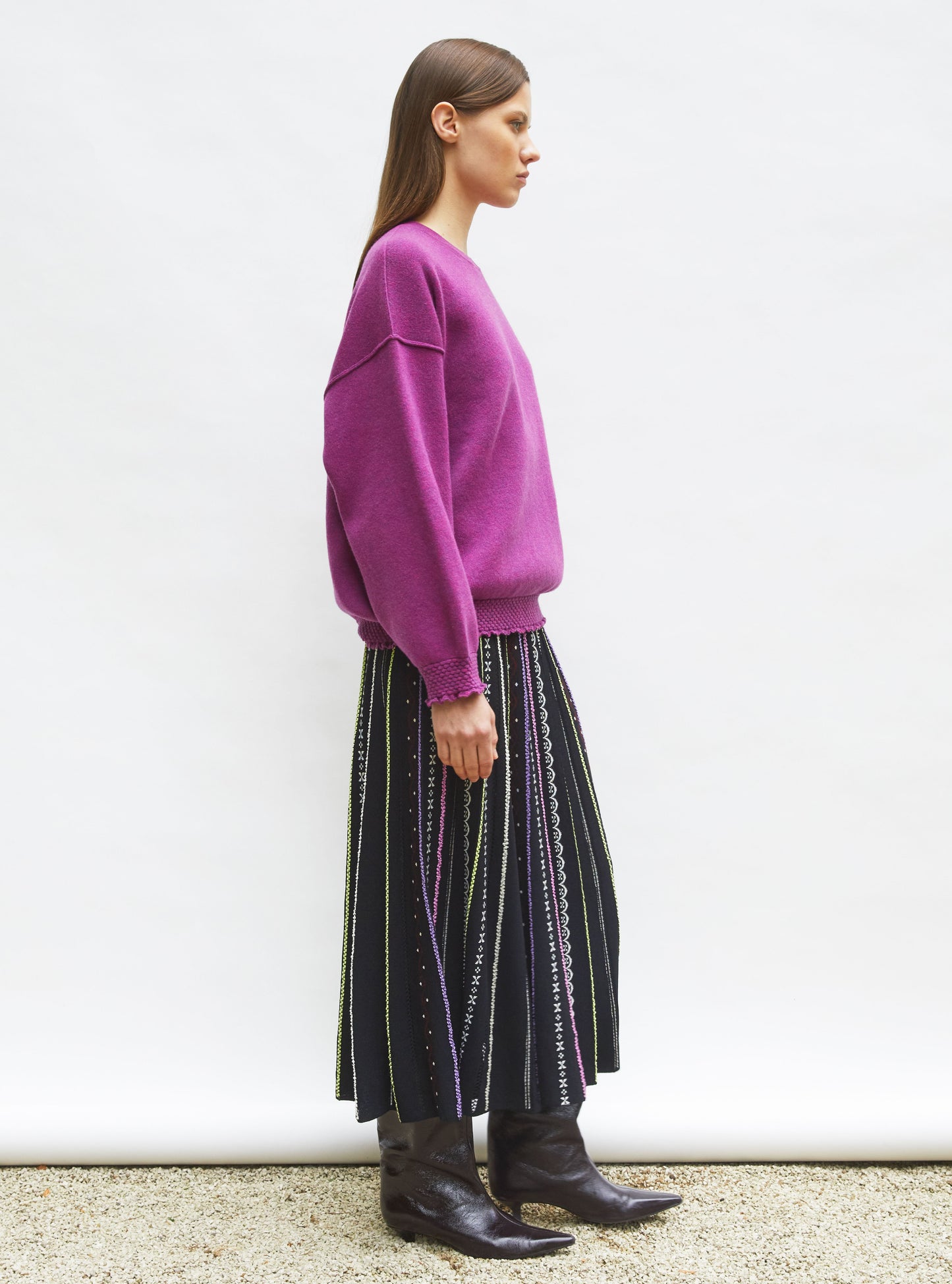 sweat loose finitions smockées