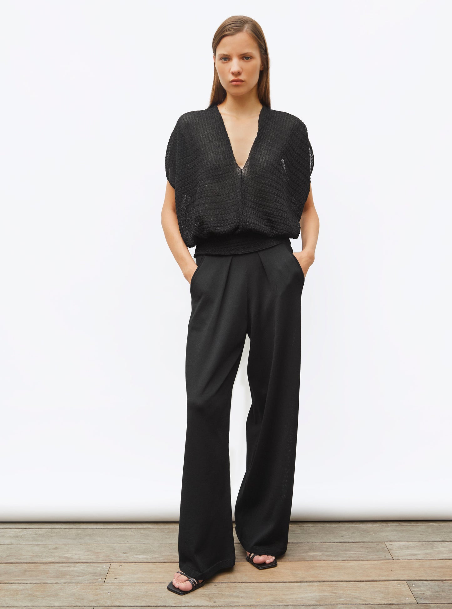 top couture maille organza