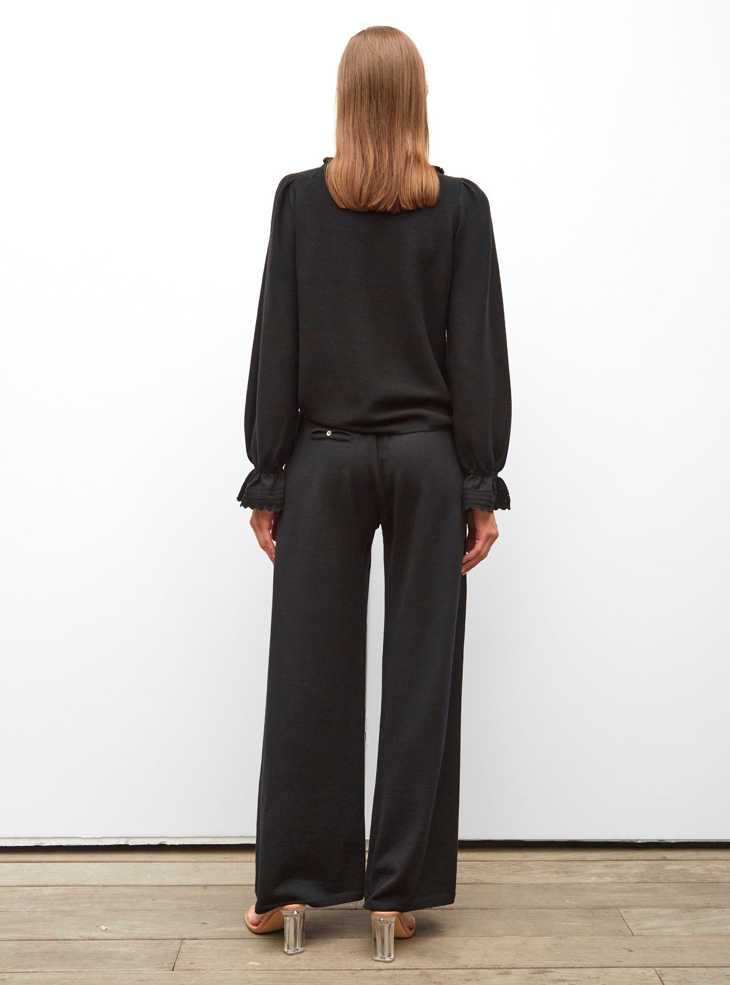 pantalon fluide maille fine jersey