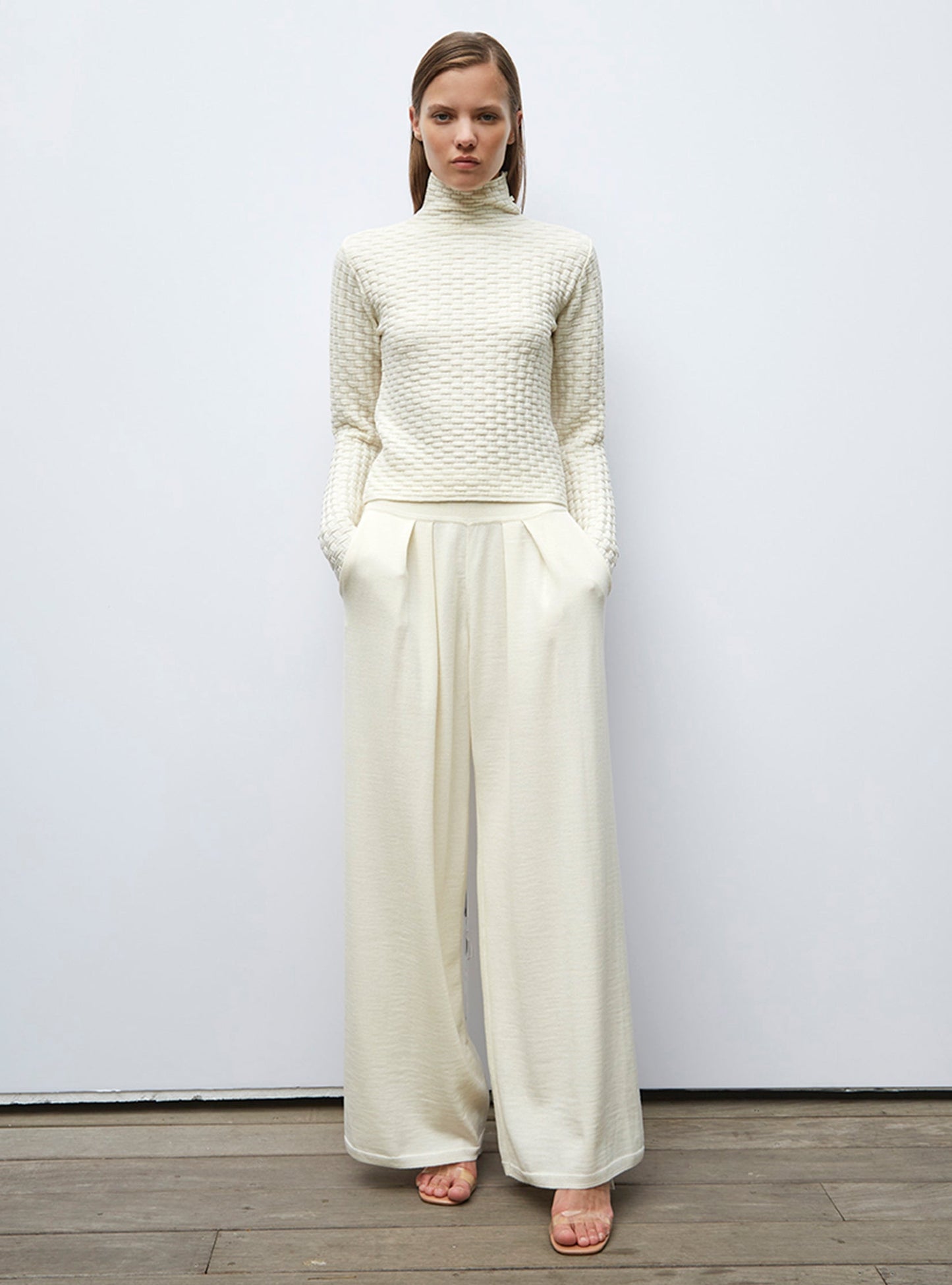 pantalon fluide maille fine jersey