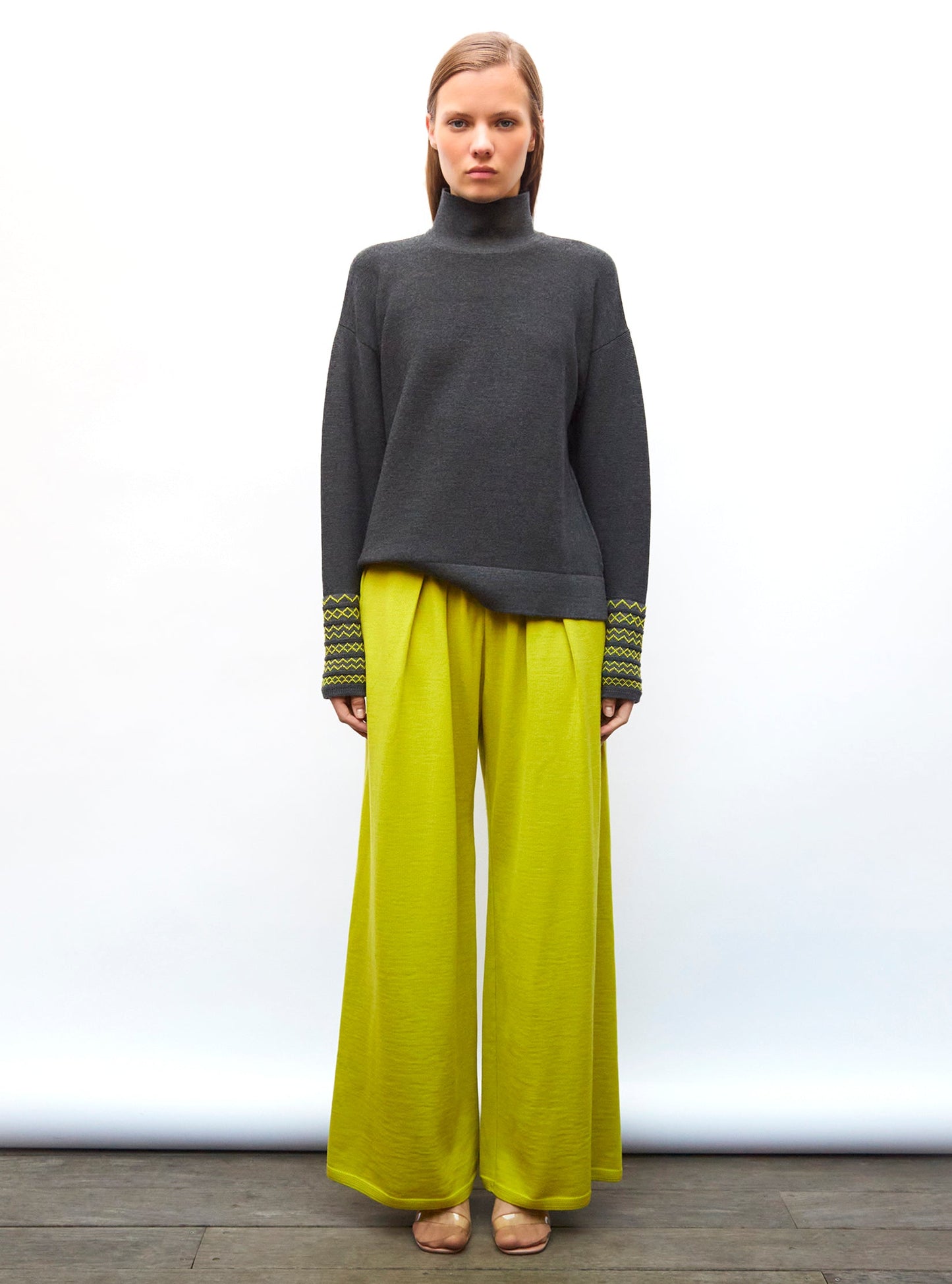 pantalon fluide maille fine jersey