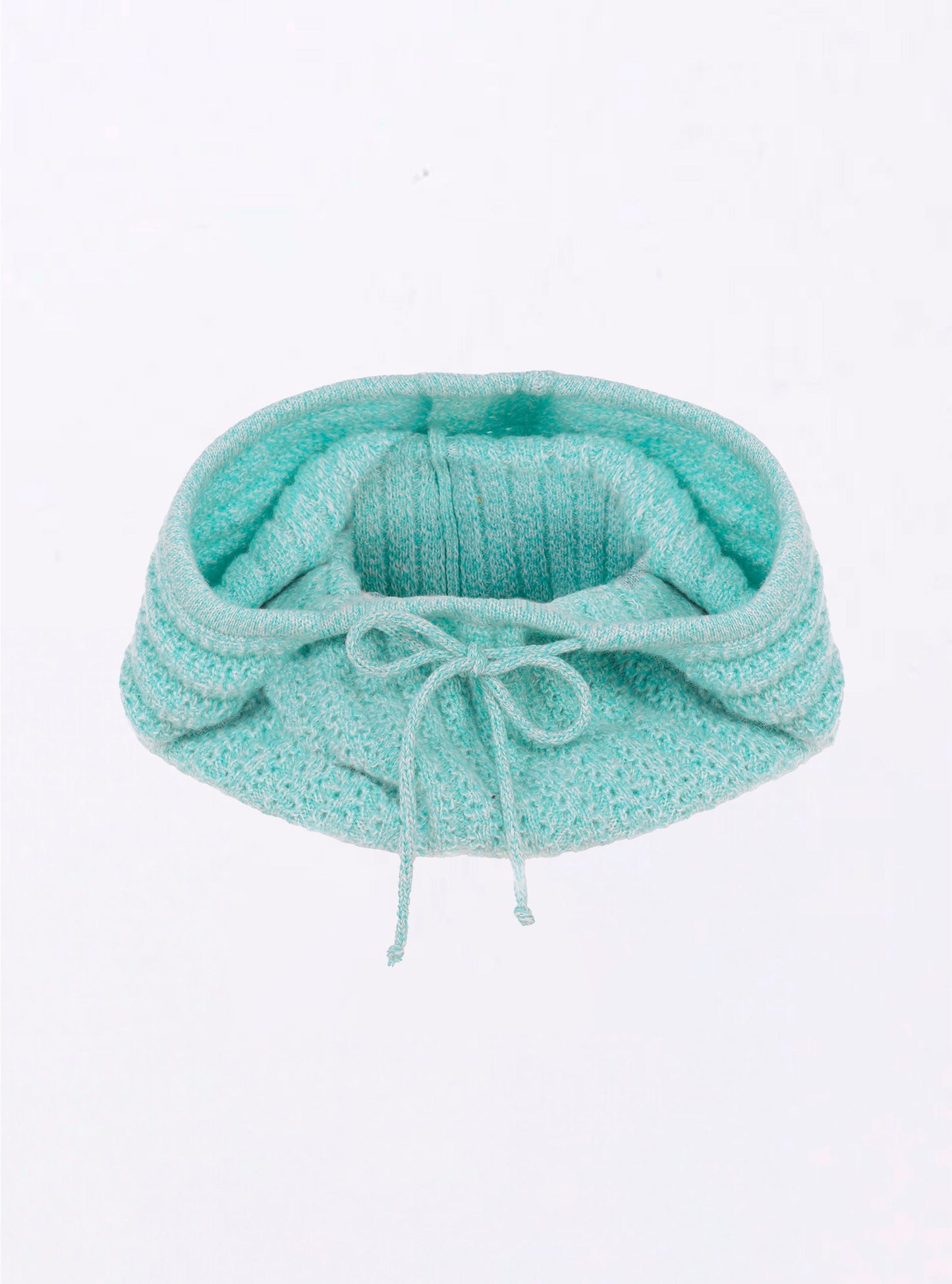 cagoule en maille torsadée