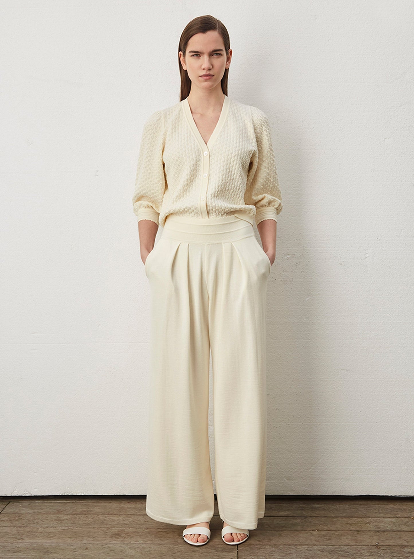top en maille couture stretch