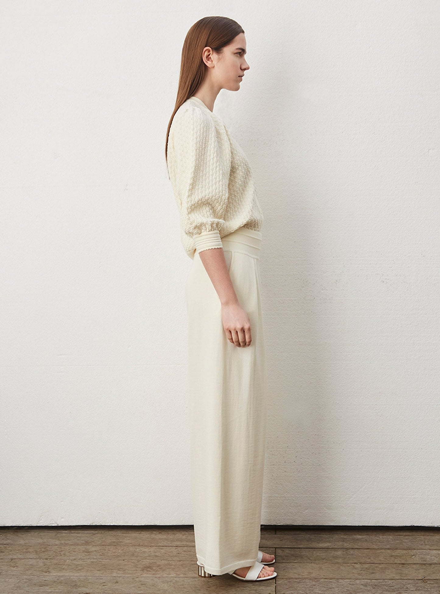 top en maille couture stretch