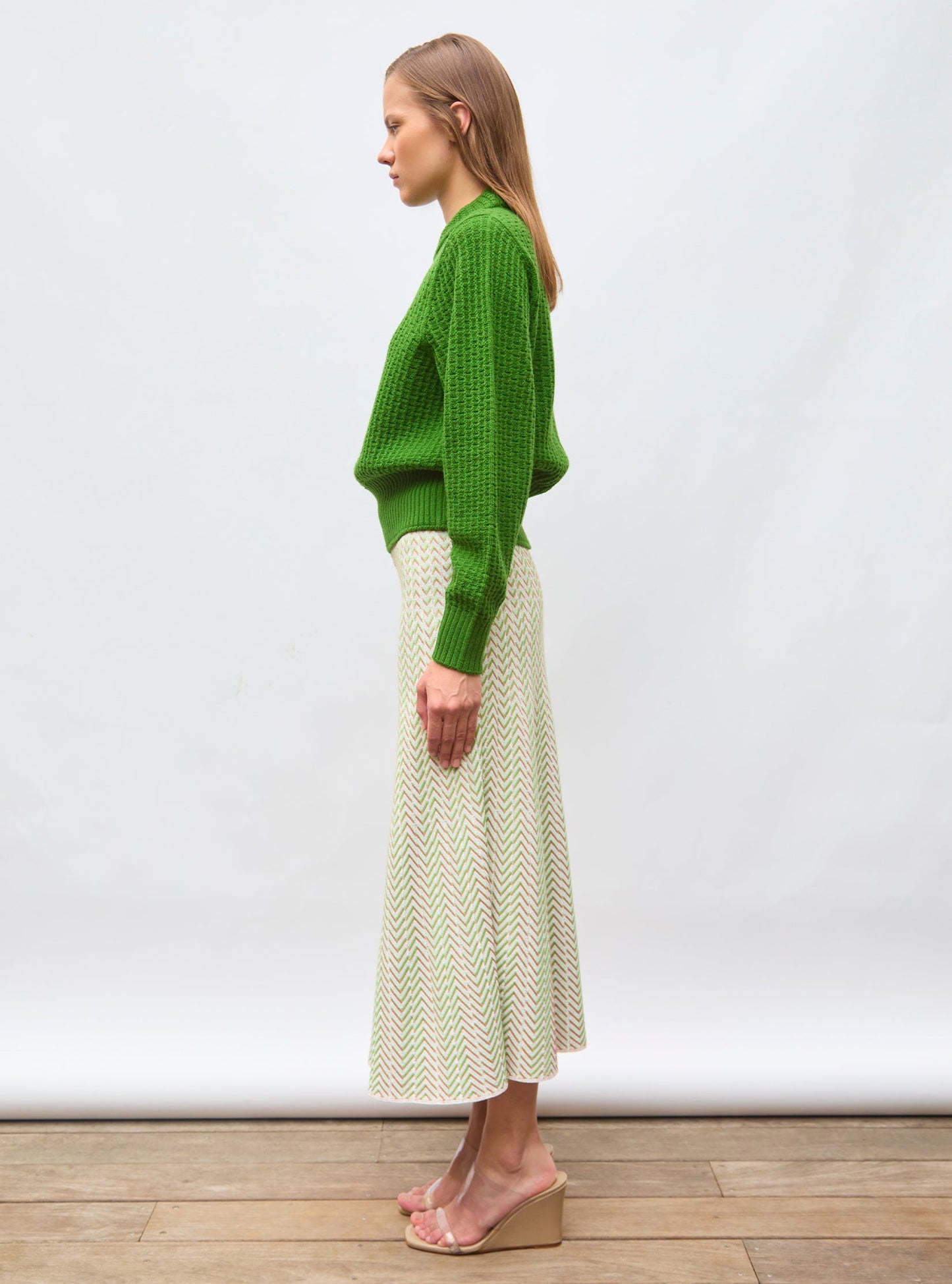 pull fin maille gaufrée