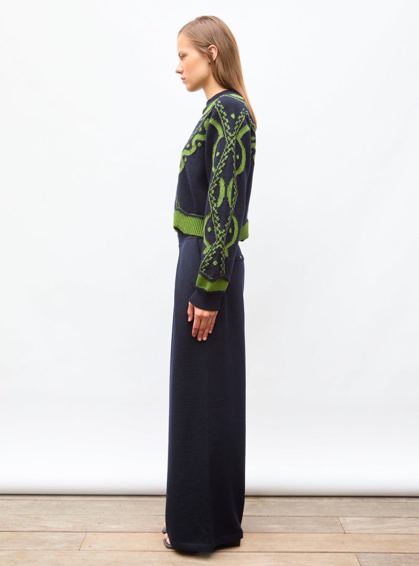 pull maille jacquard