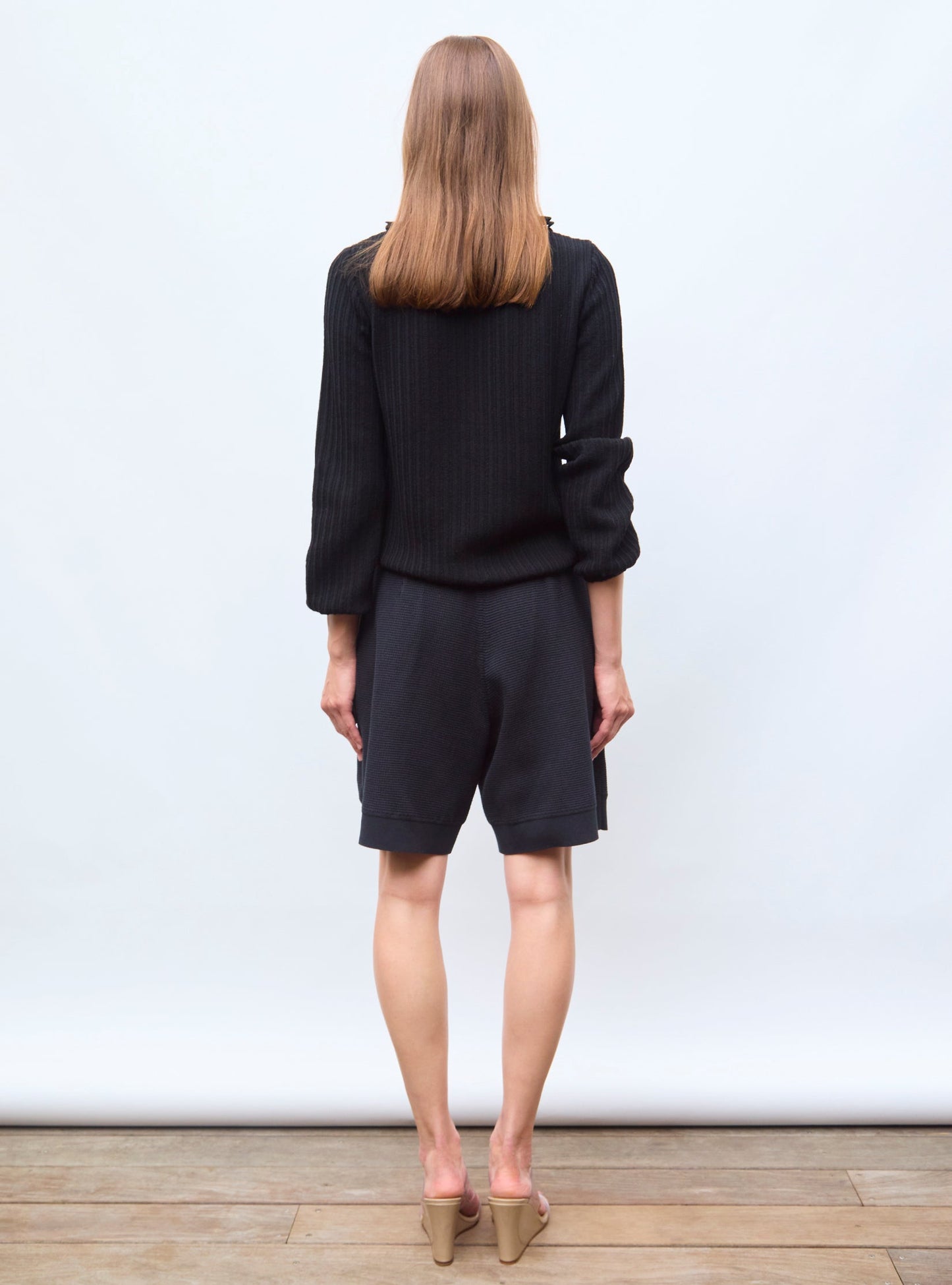 blouse maille mini-chevrons