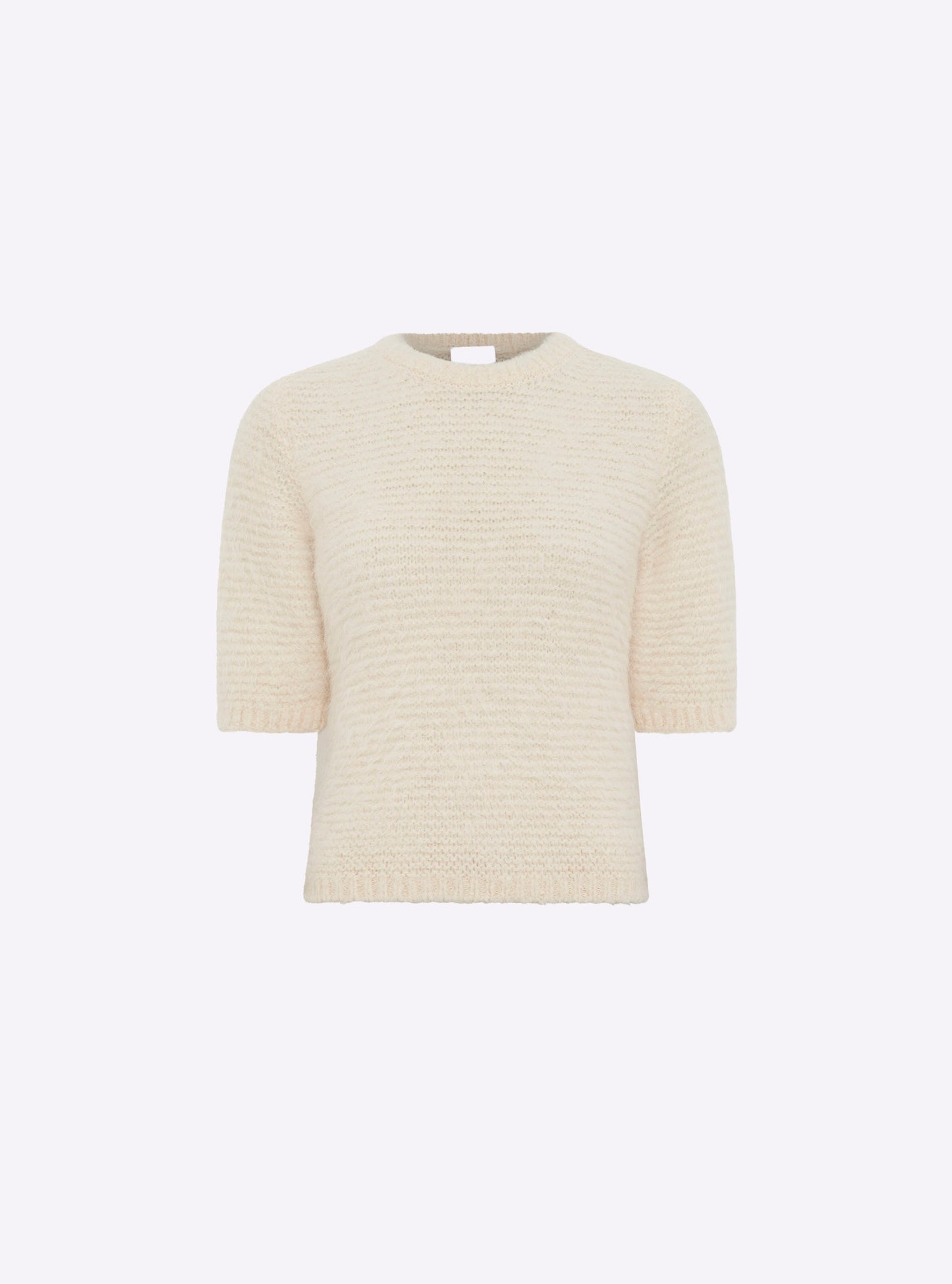 top manches coudes maille duveteuse