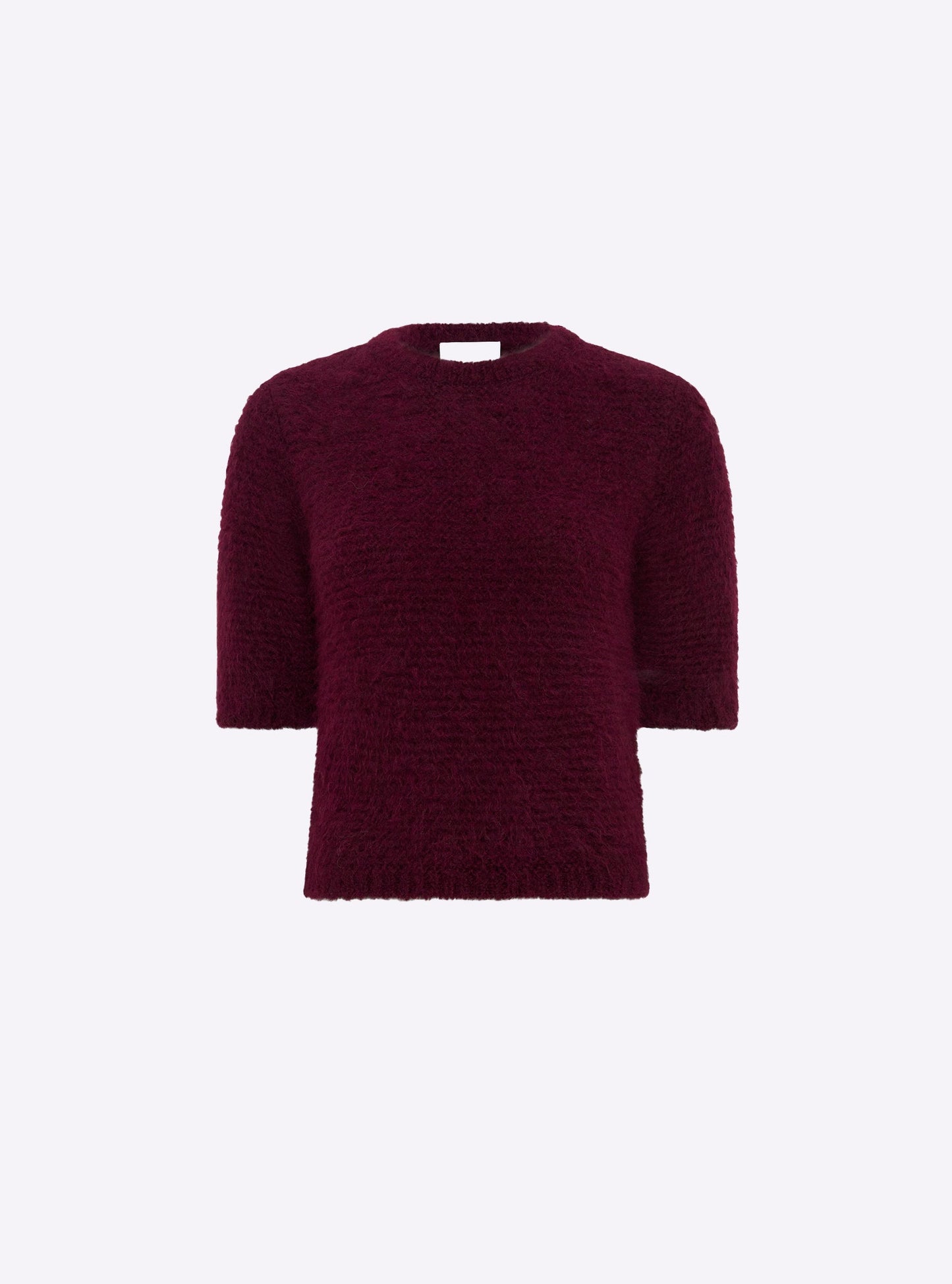 top manches coudes maille duveteuse