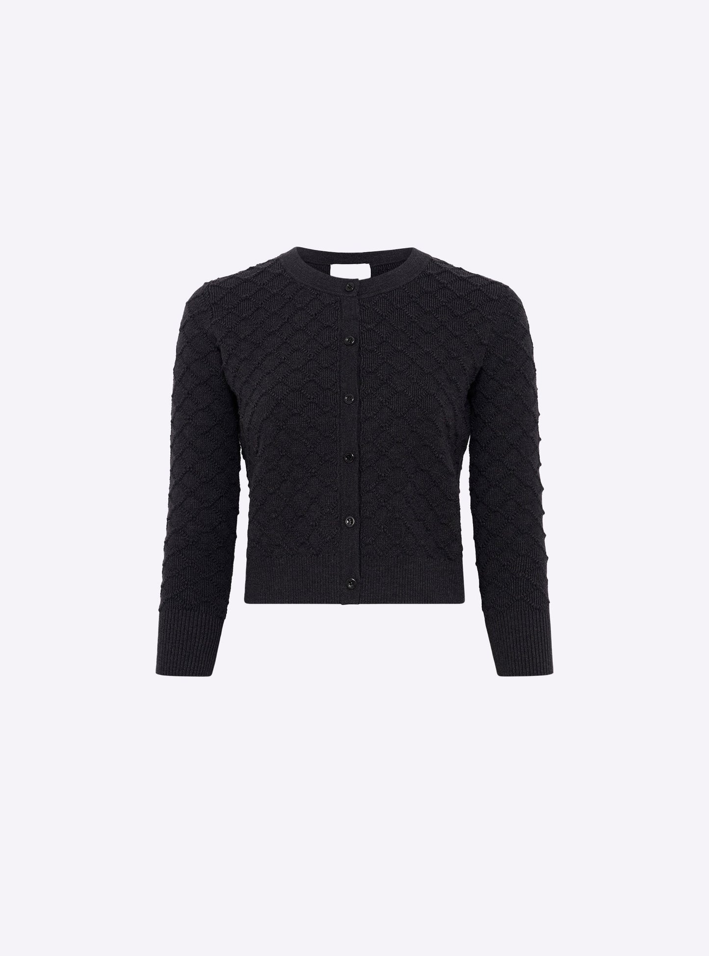 cardigan maille boutis