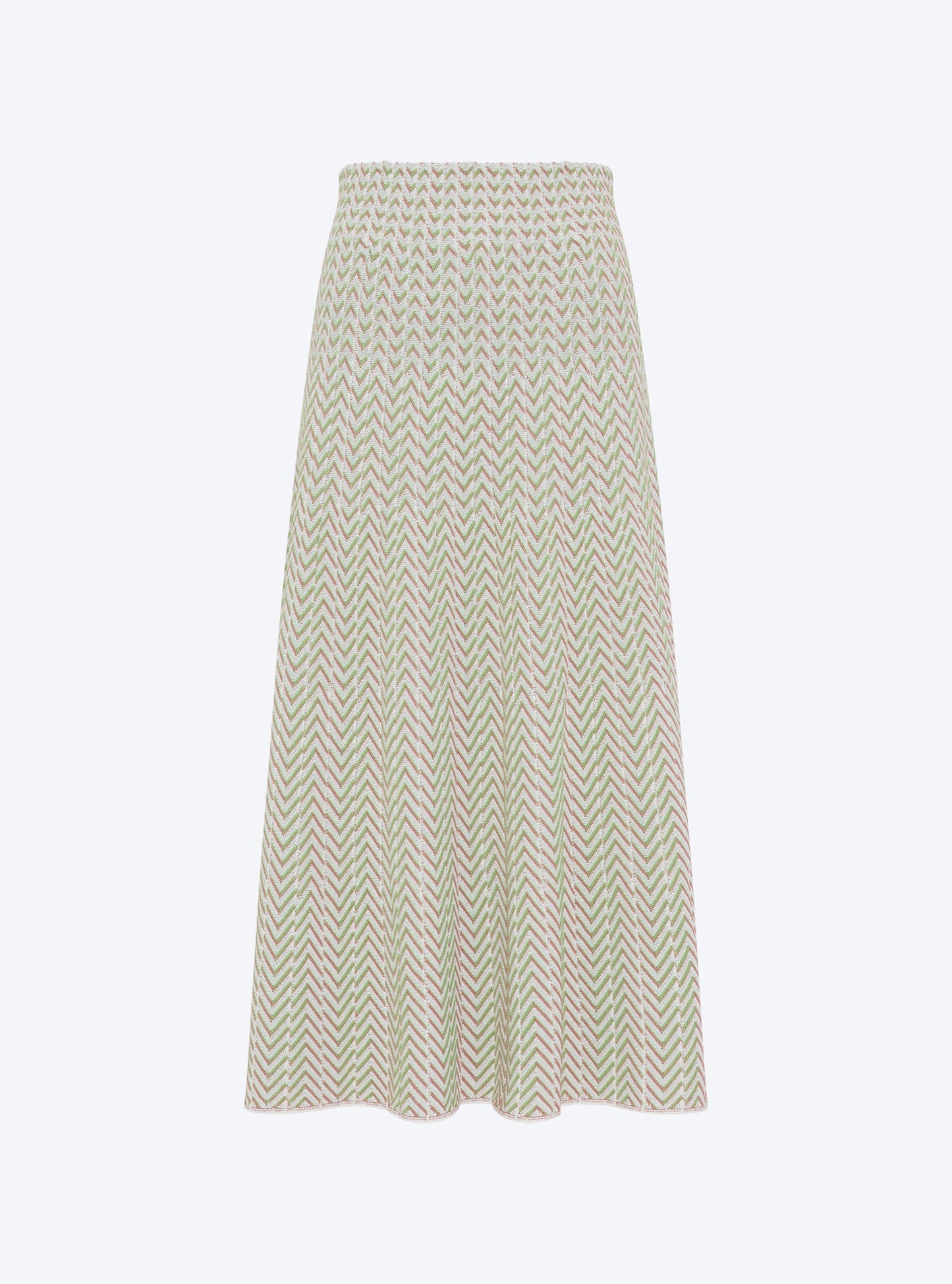 jupe réversible maille chevron
