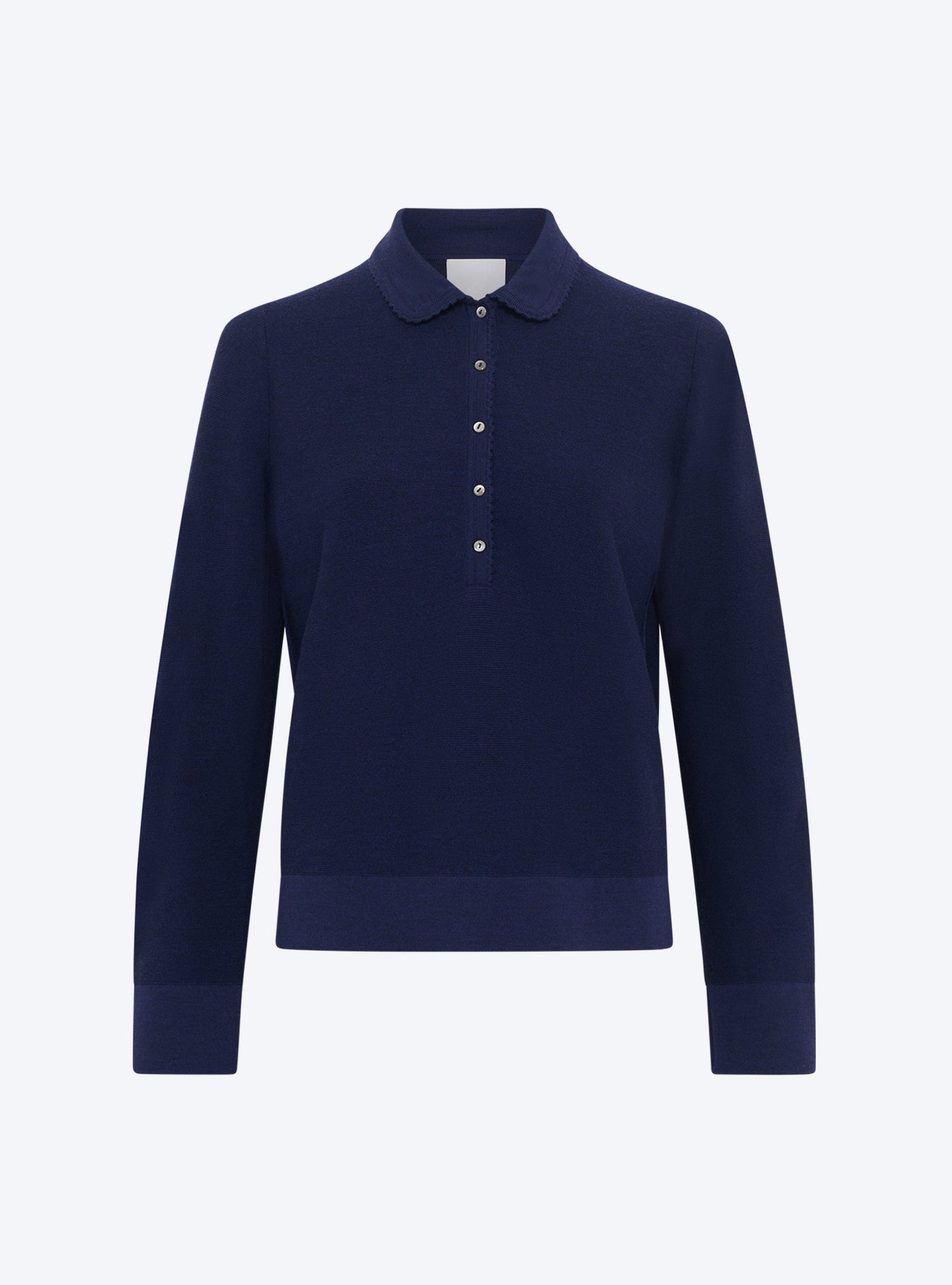chemise maille col croquet
