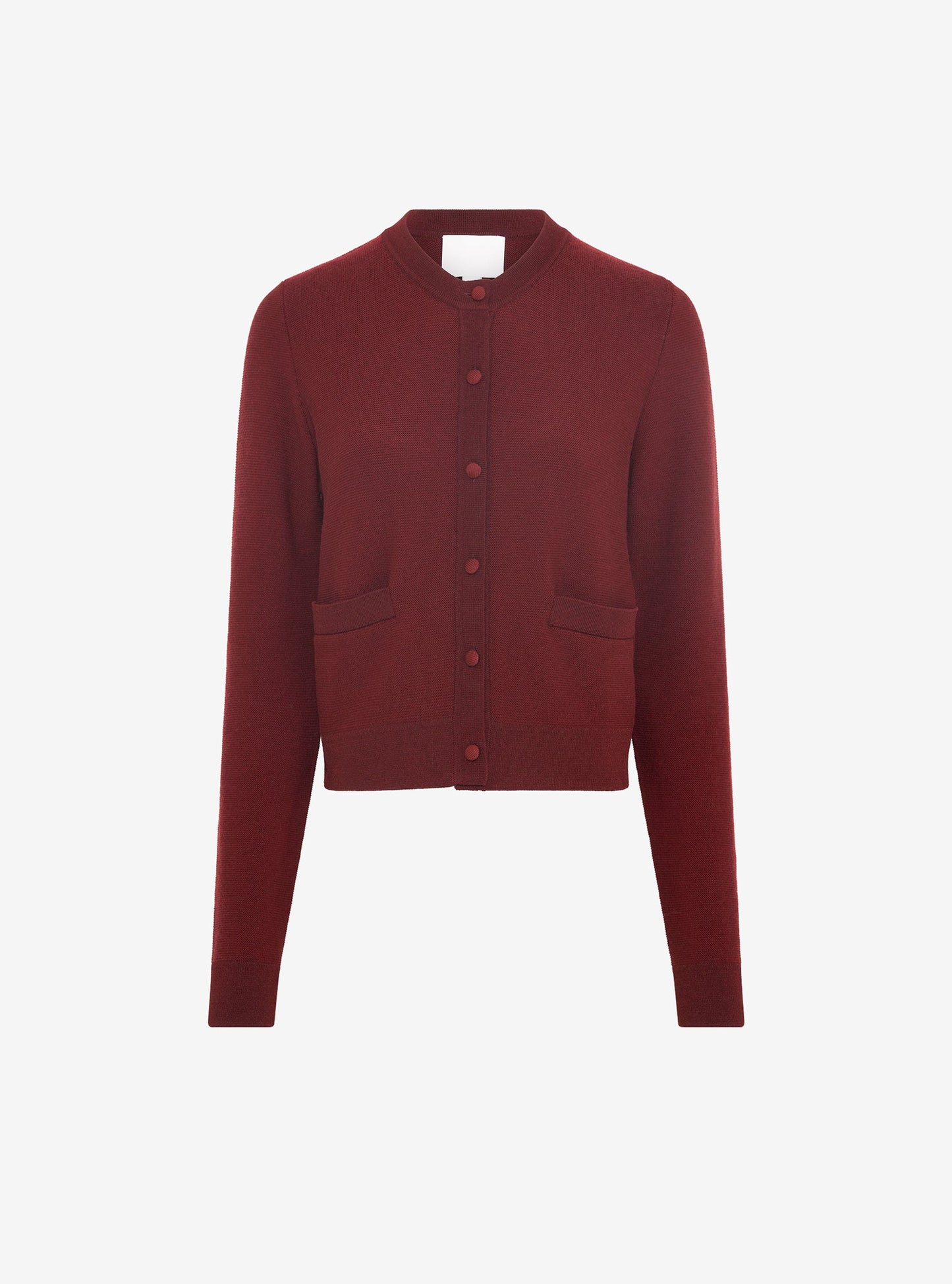cardigan maille point mousse