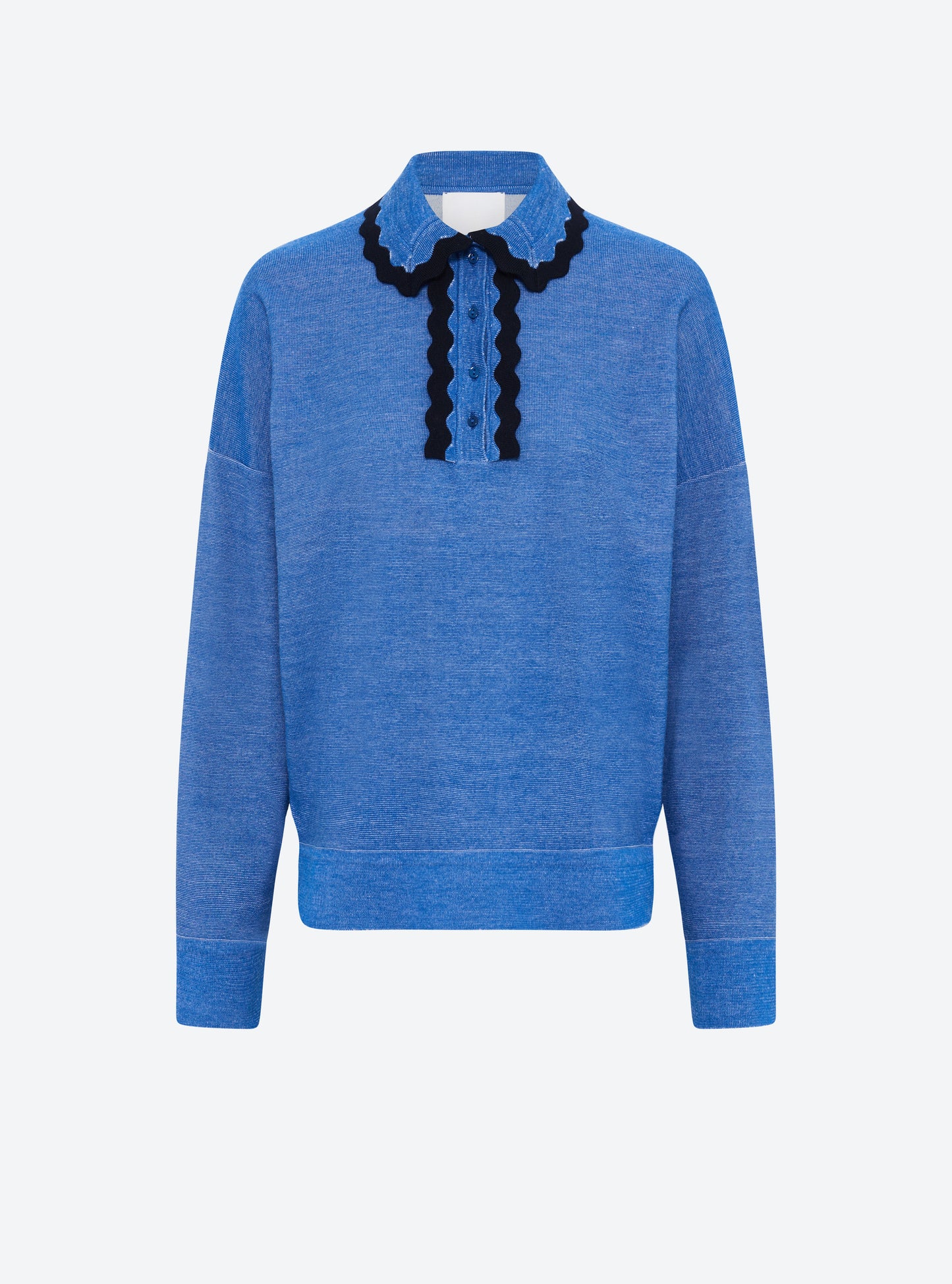 chemise maille col croquet
