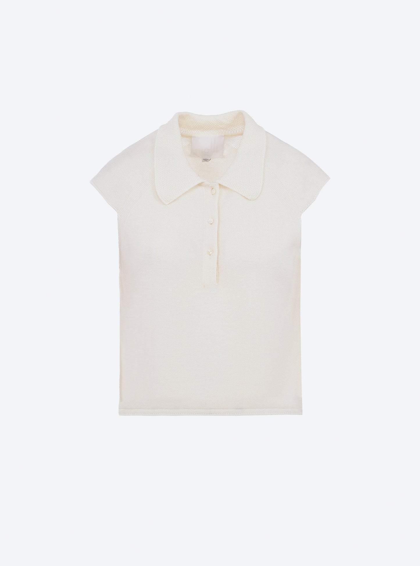 top maille petit col point de riz
