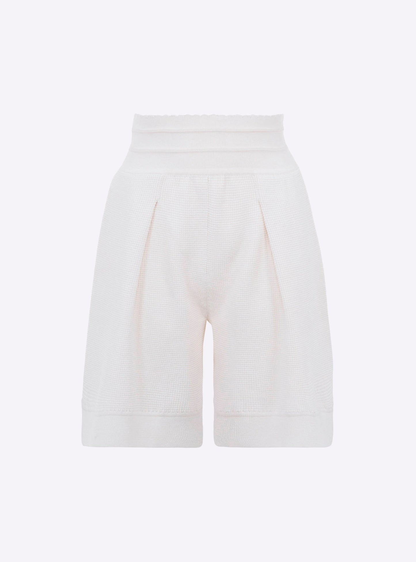 short en maille mini côte piquée