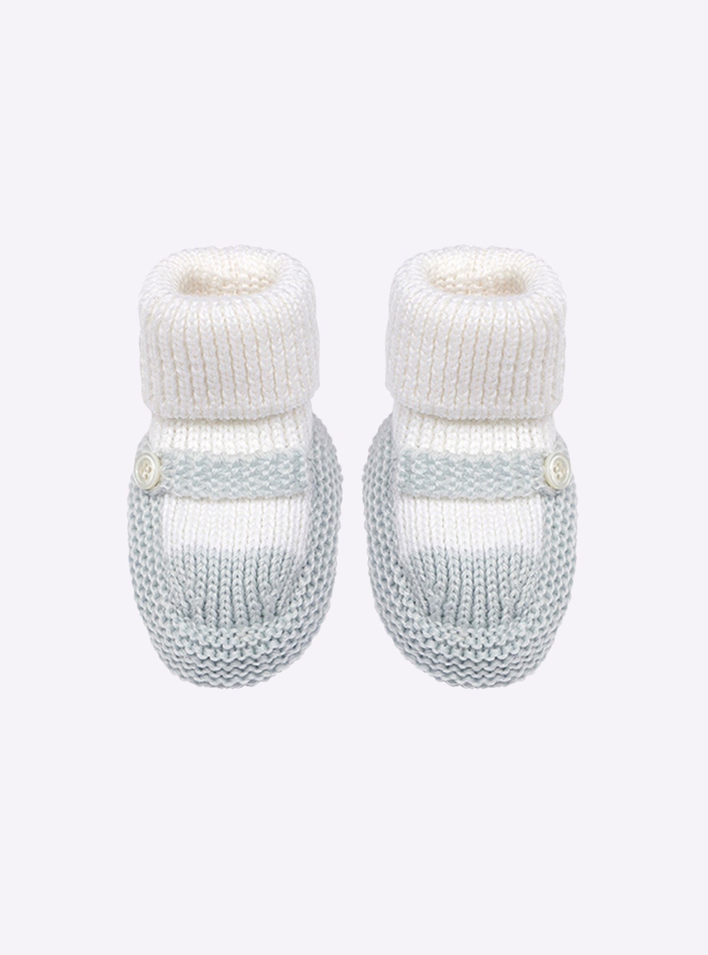 chaussons bébé à bride bicolores