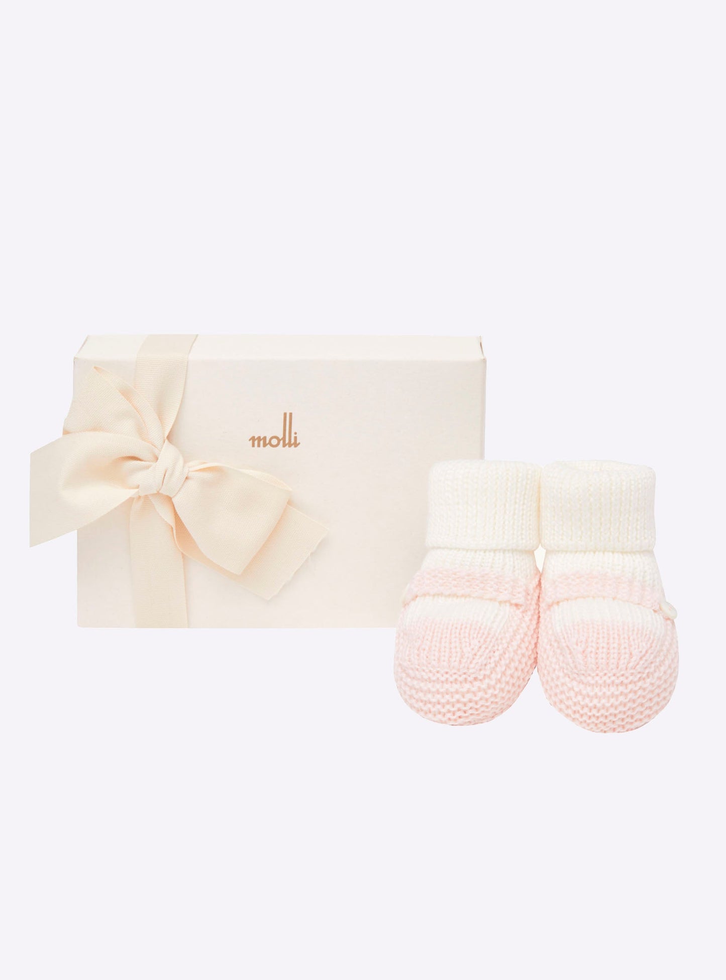chaussons bébé à bride bicolores