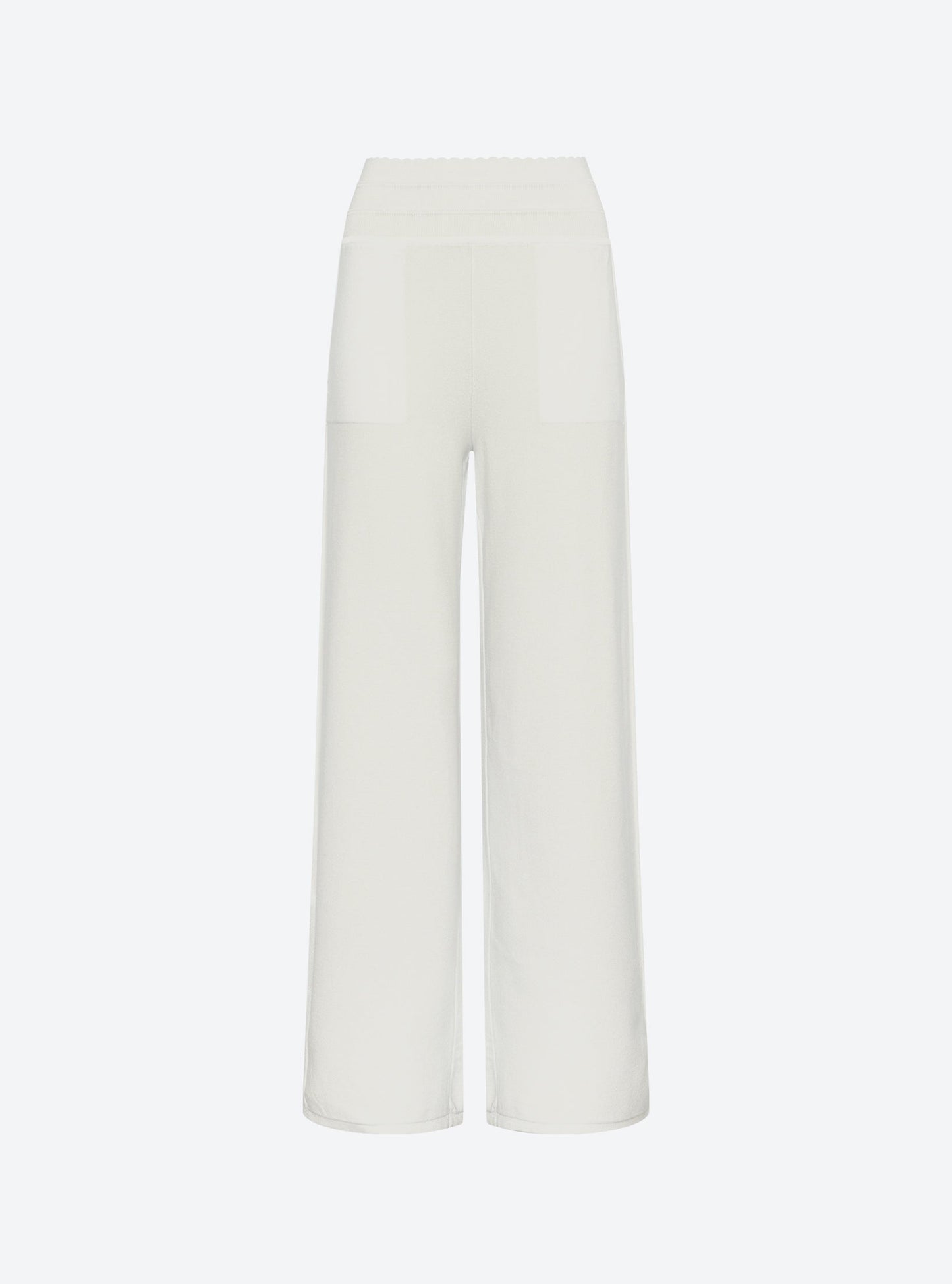 pantalon taille haute maille jersey