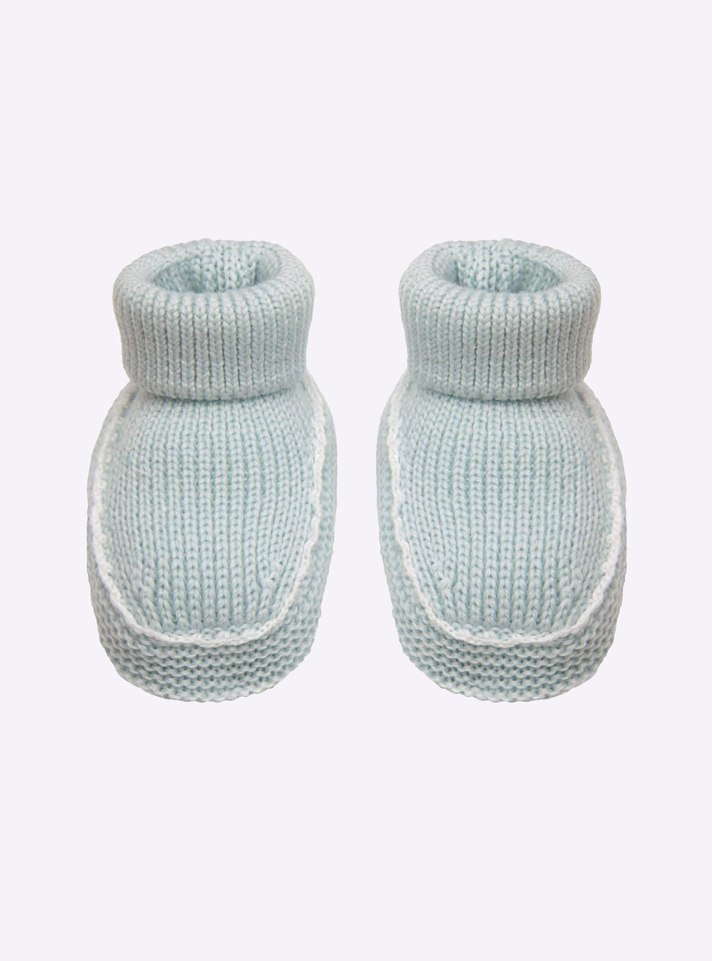 chaussons bébé à finitions crochet