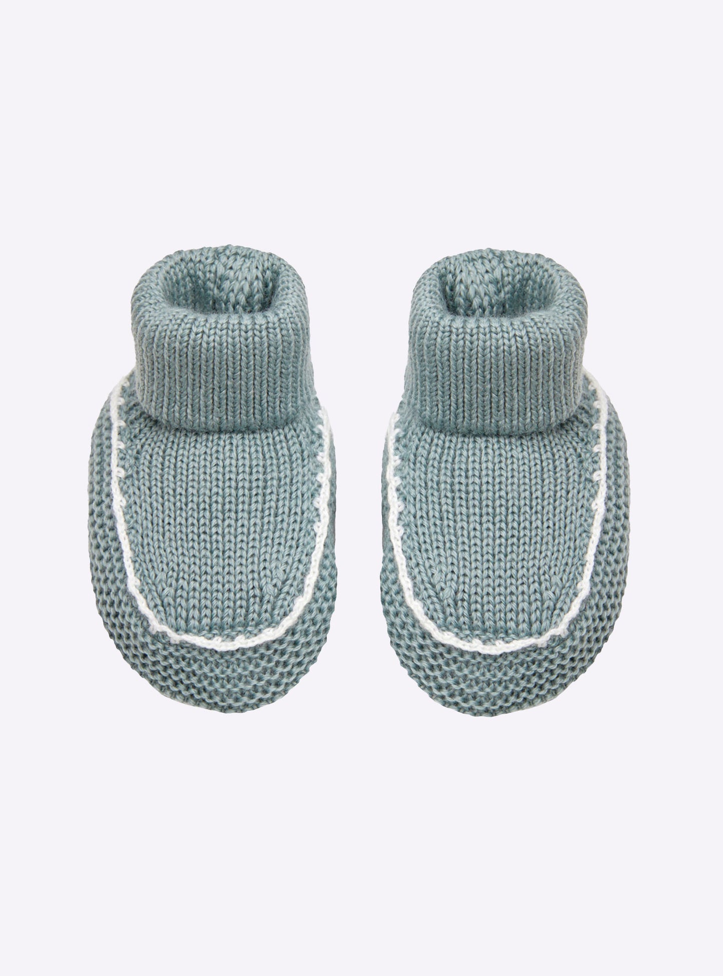 chaussons bébé à finitions crochet