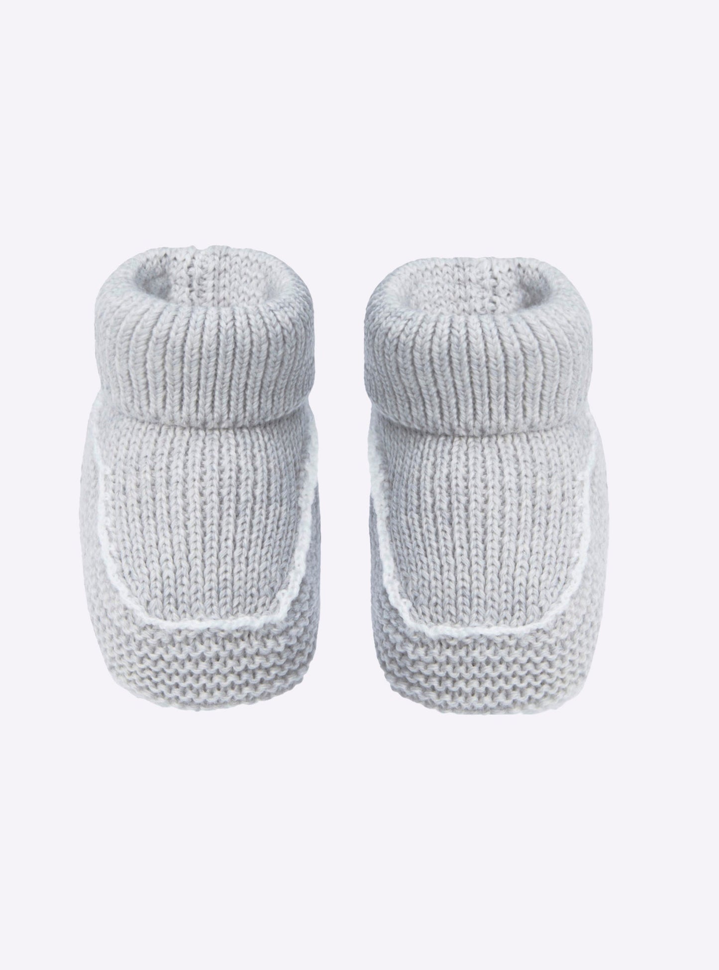 chaussons bébé à finitions crochet