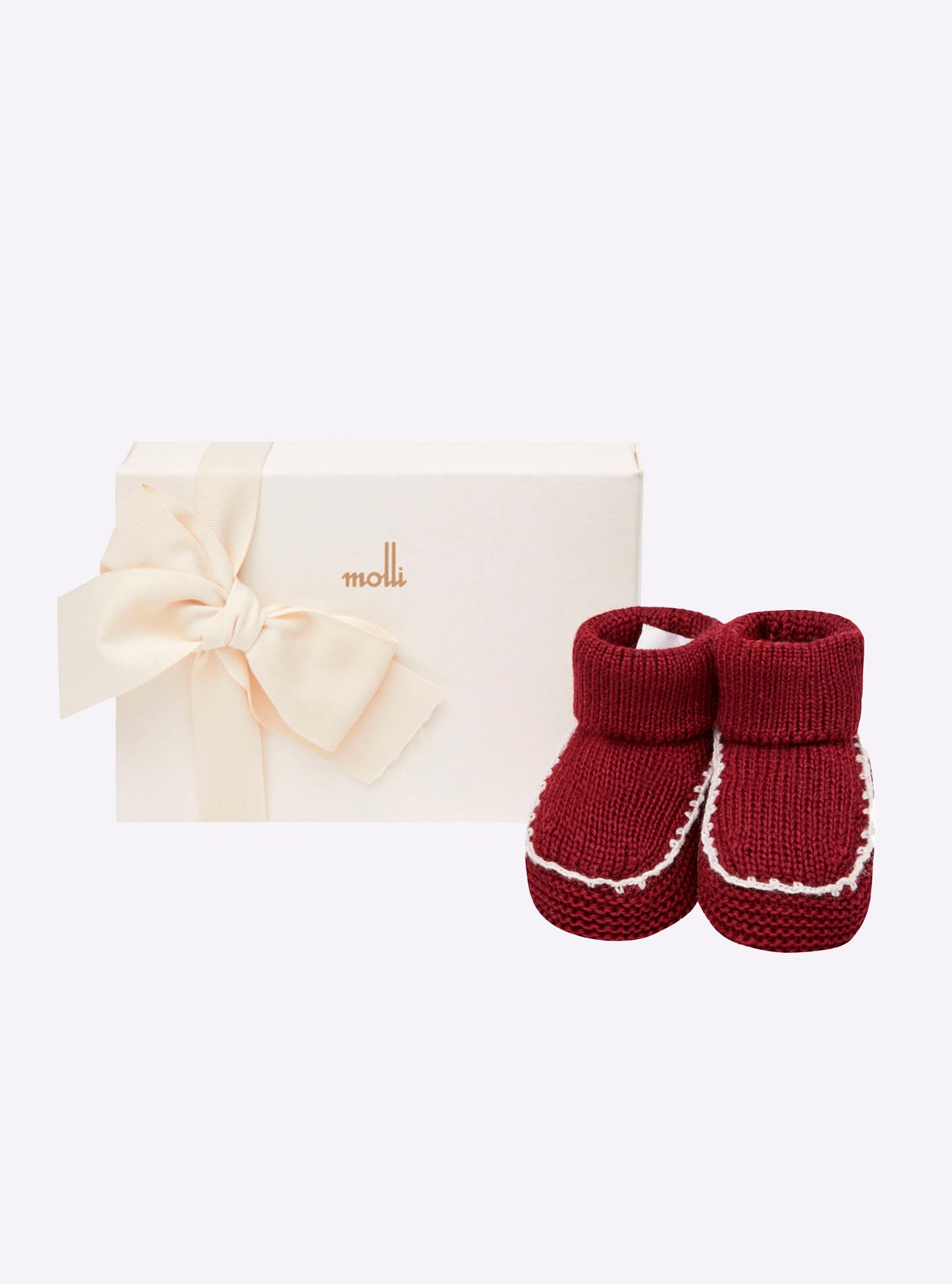 chaussons bébé à finitions crochet