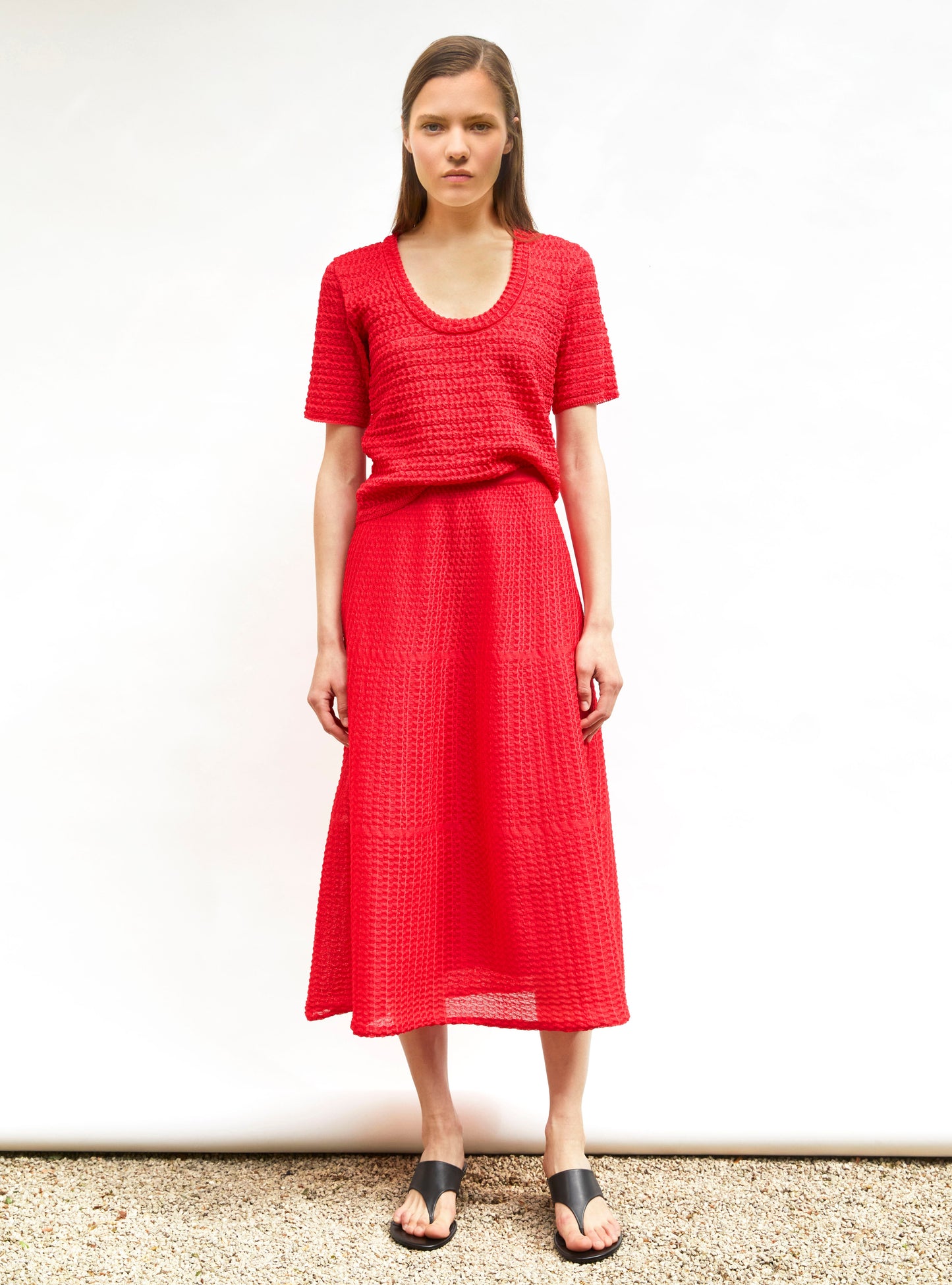top maille organza