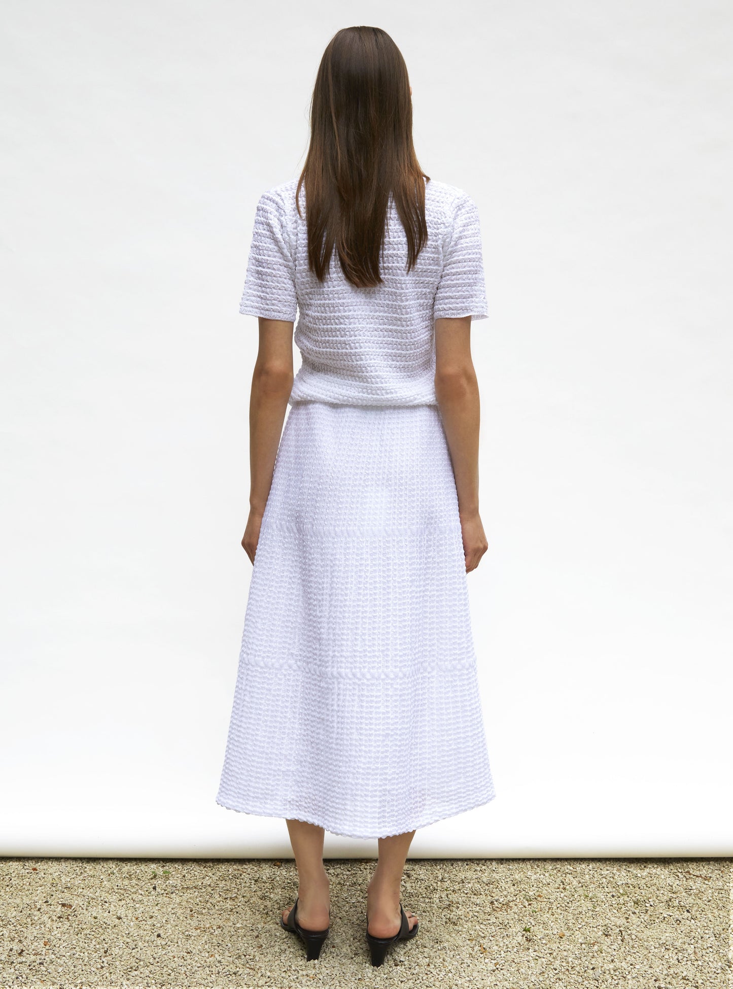jupe légère maille organza