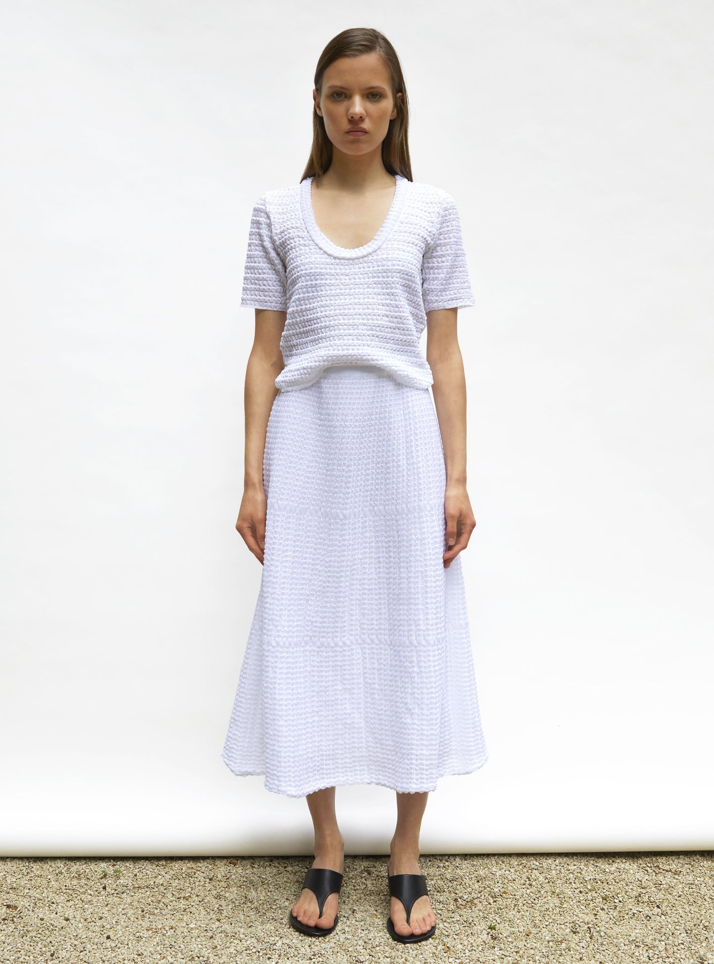jupe légère maille organza