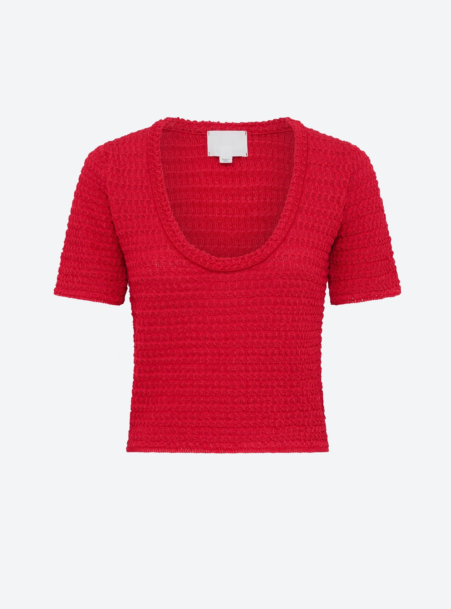 top maille organza