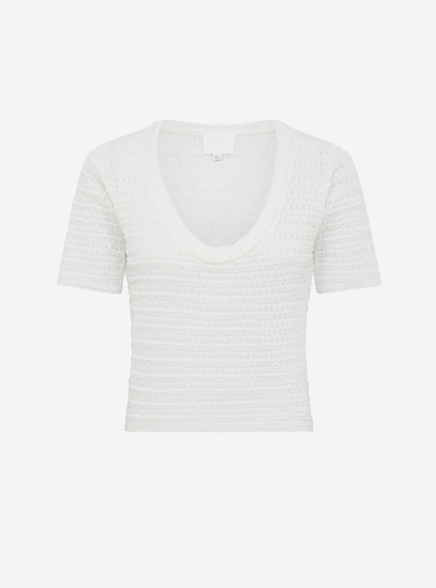 top maille organza