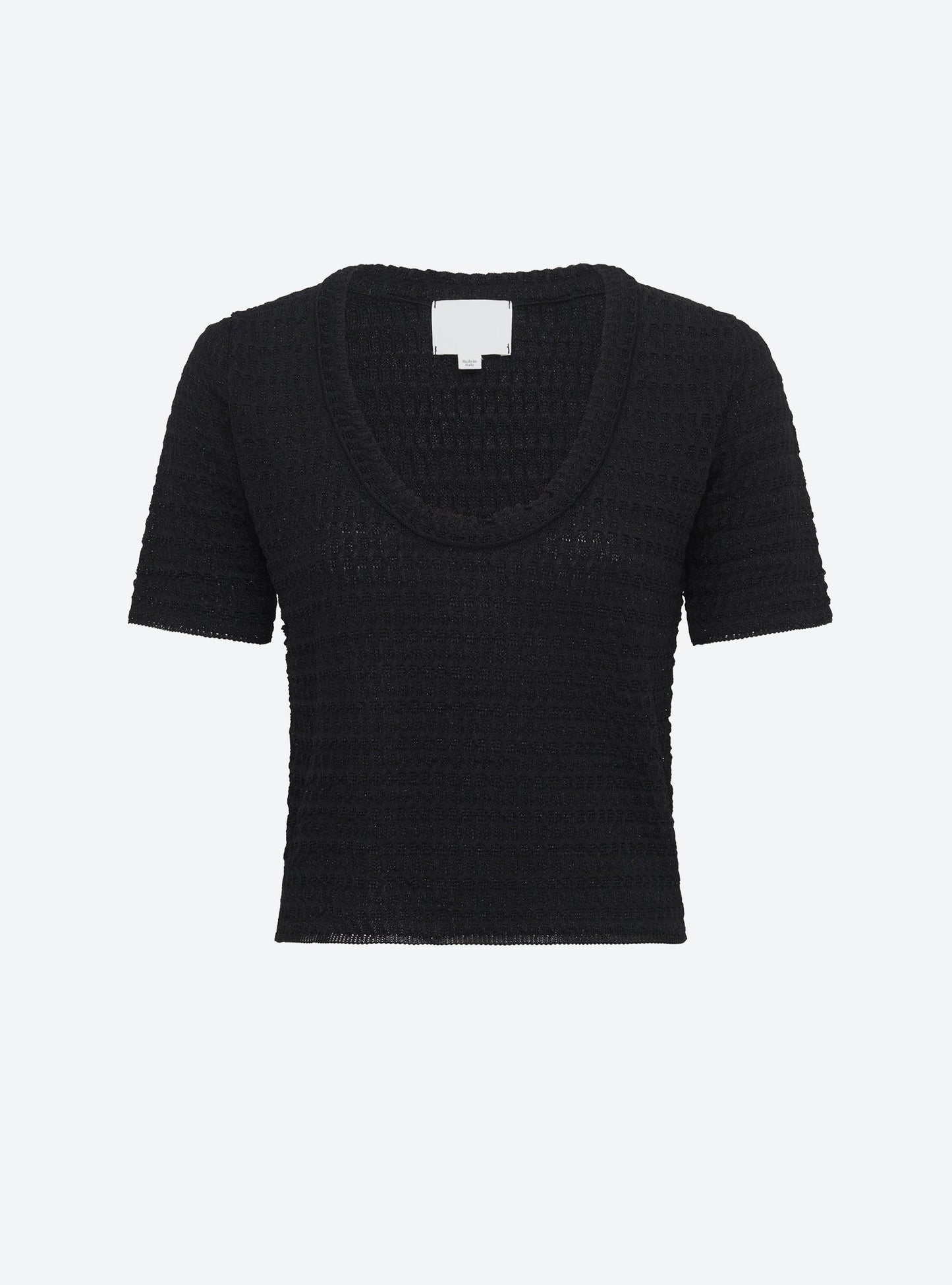 top maille organza