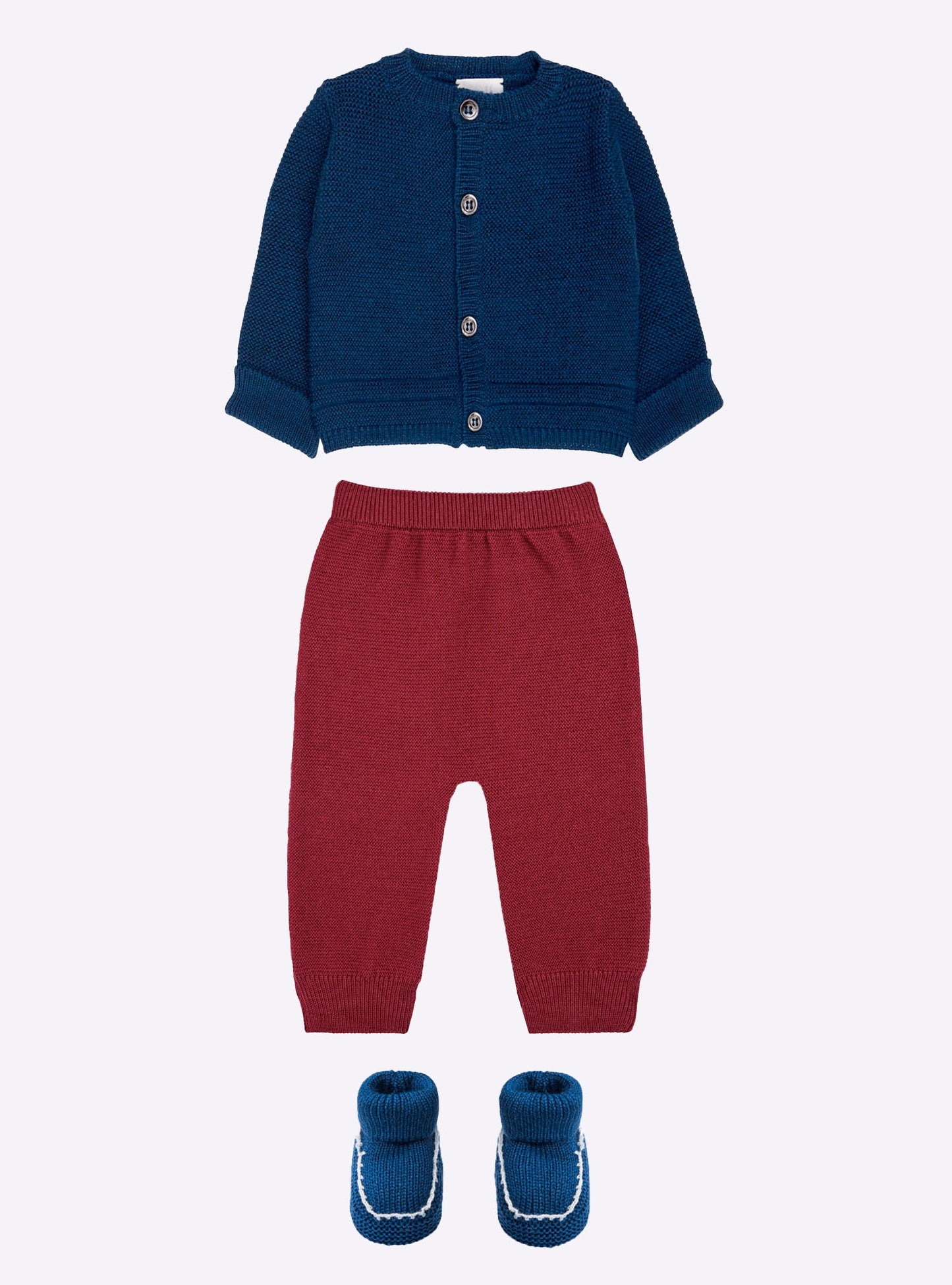 cardigan bébé à encolure ronde