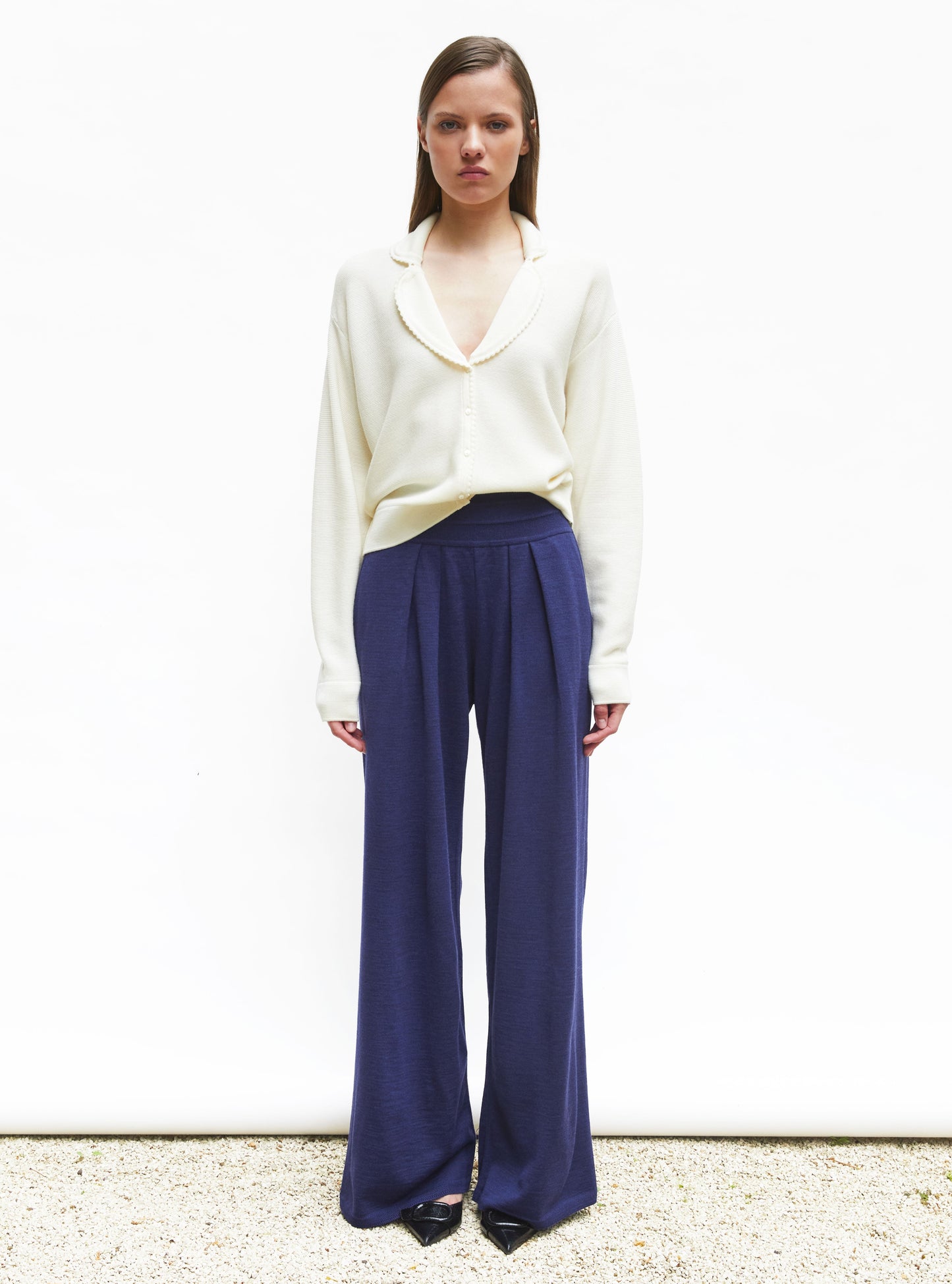 pantalon fluide maille légère