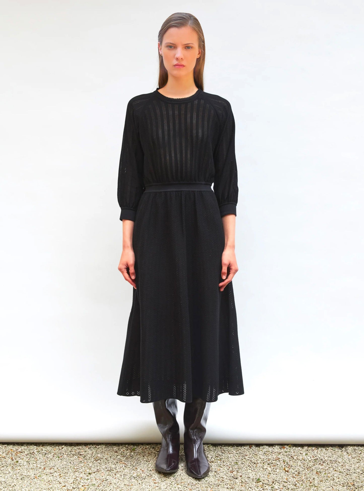 robe légère maille pointelle