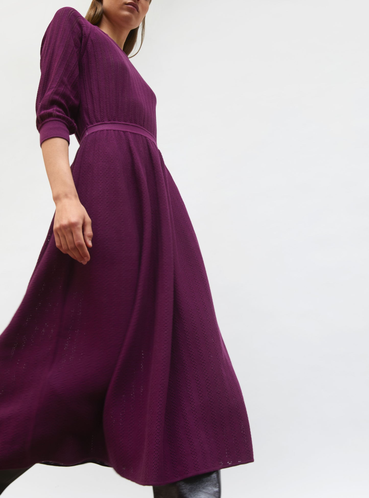 robe légère maille pointelle