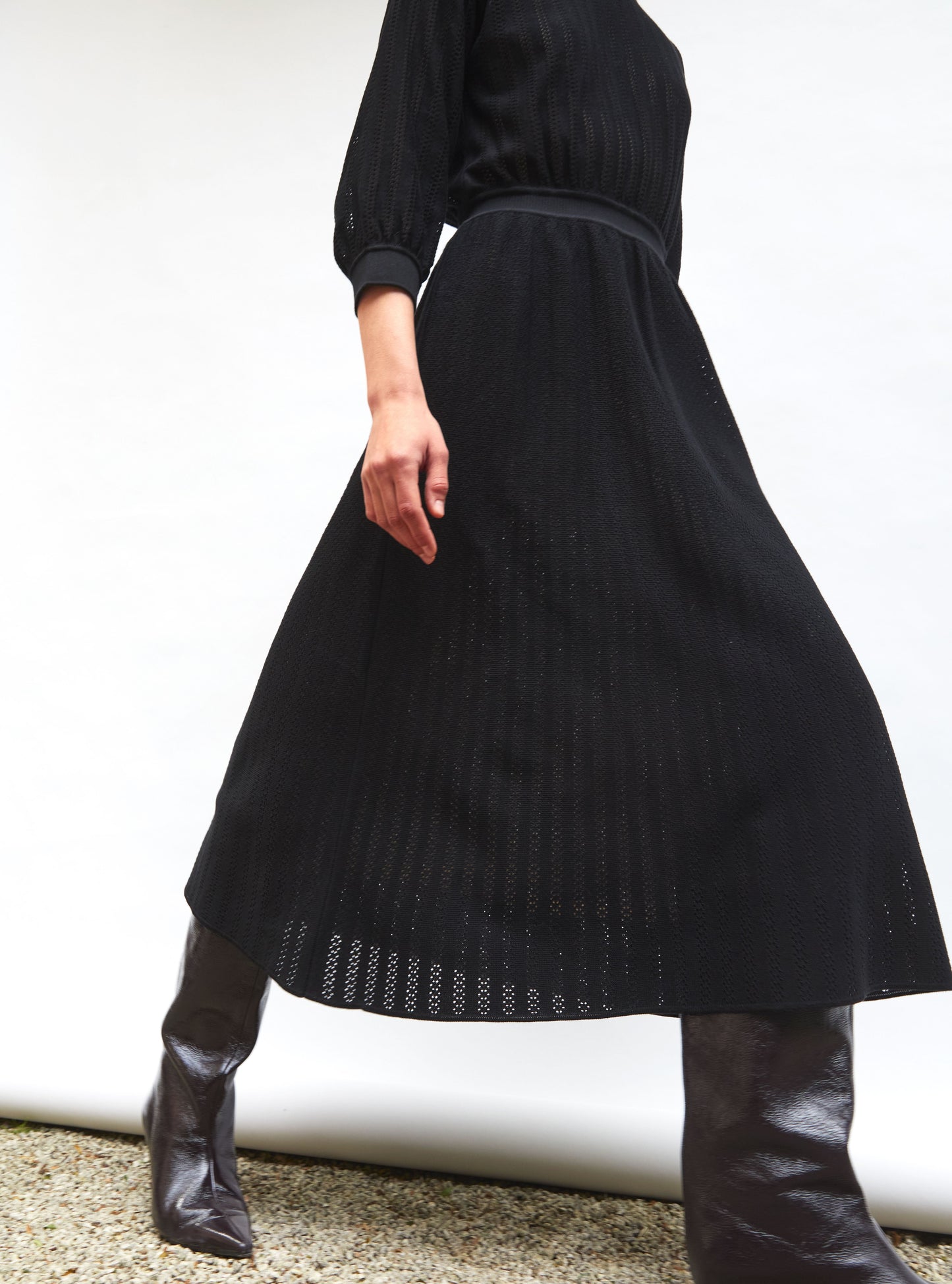 robe légère maille pointelle