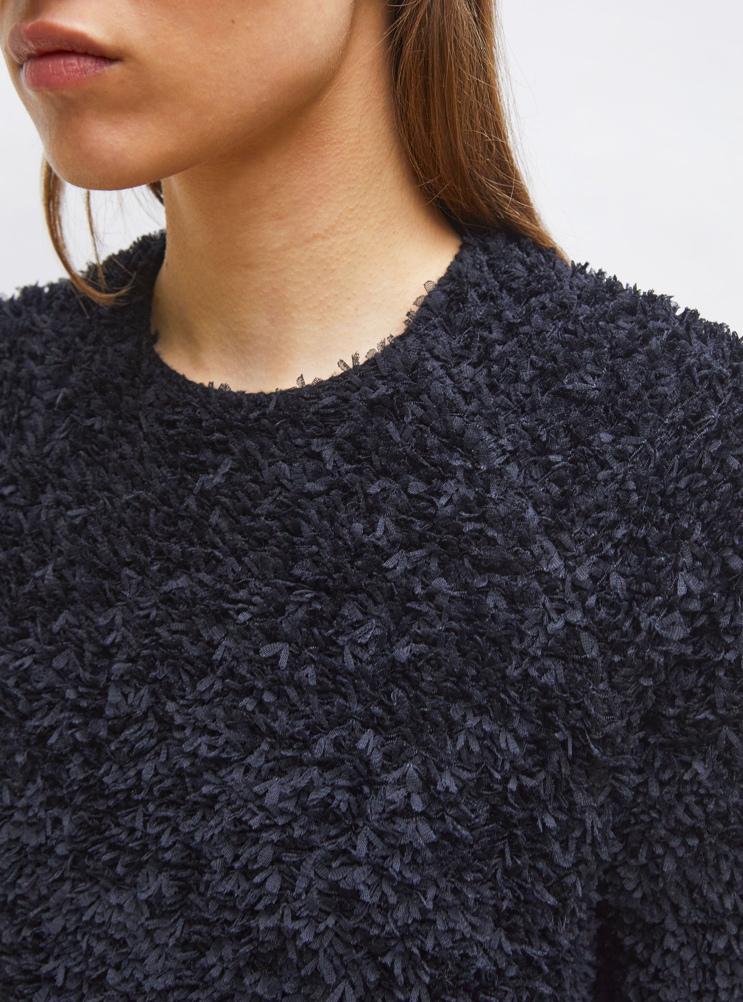 top plumetis manches coudes