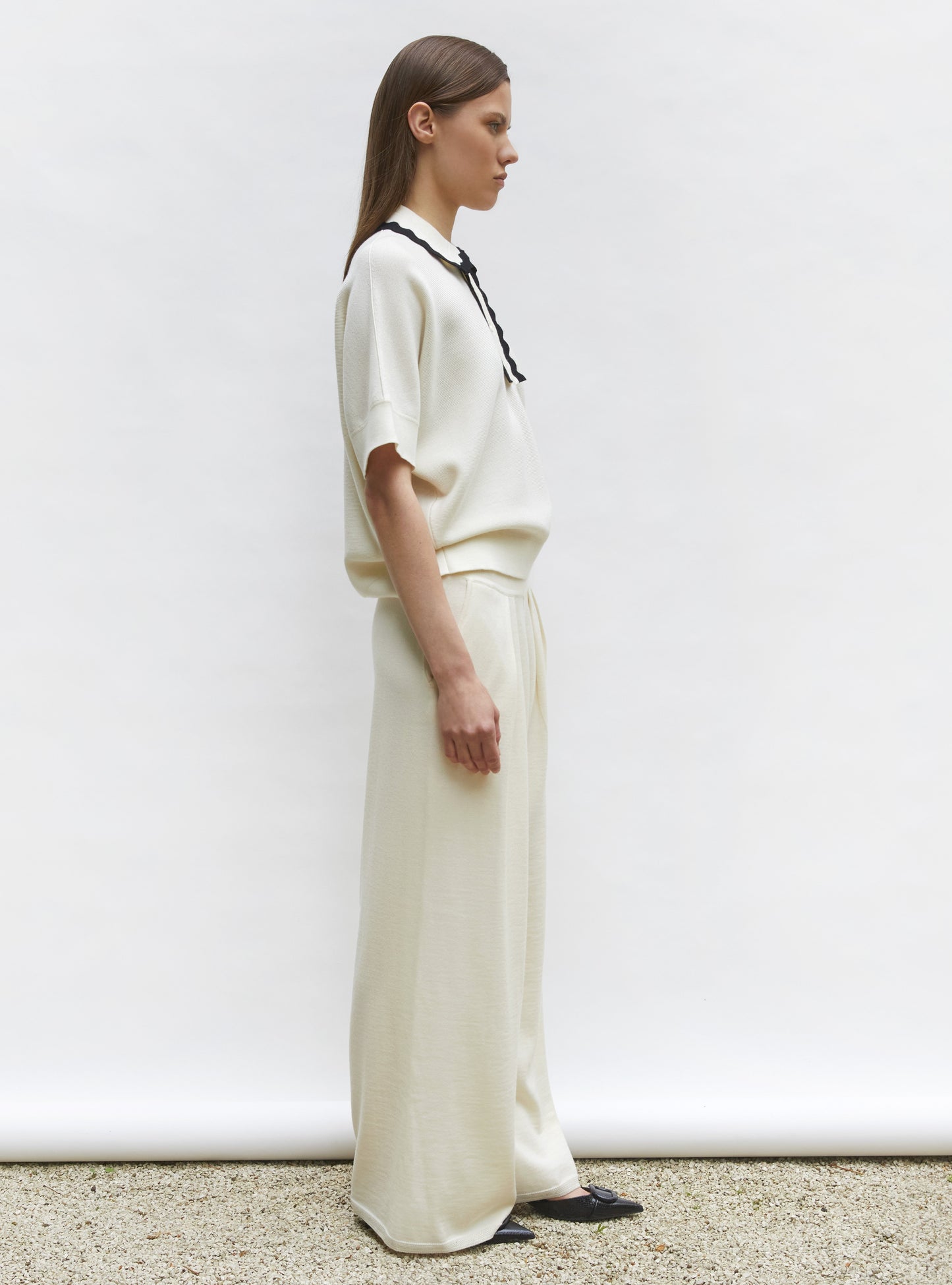 pantalon fluide maille fine jersey