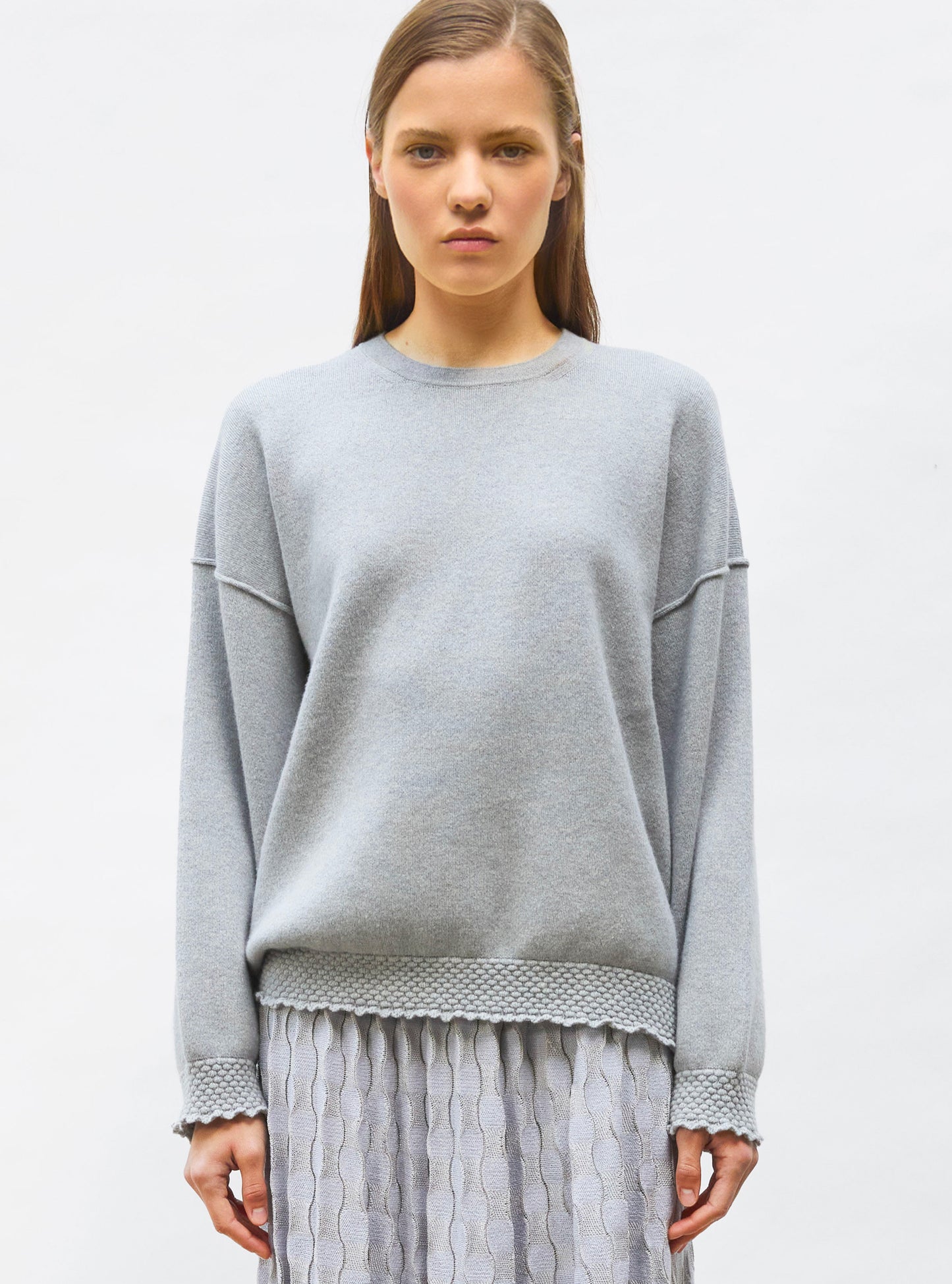 sweat loose finitions smockées