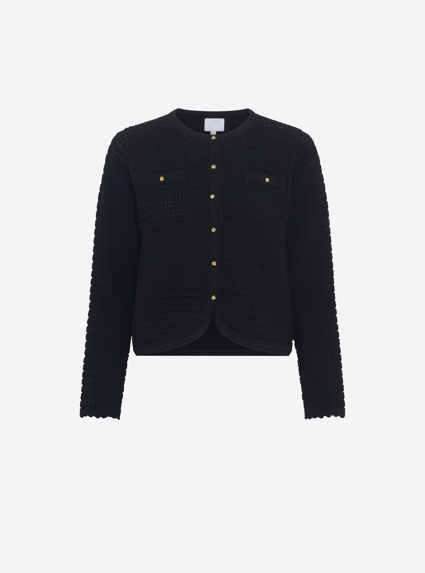 veste maille gaufrée