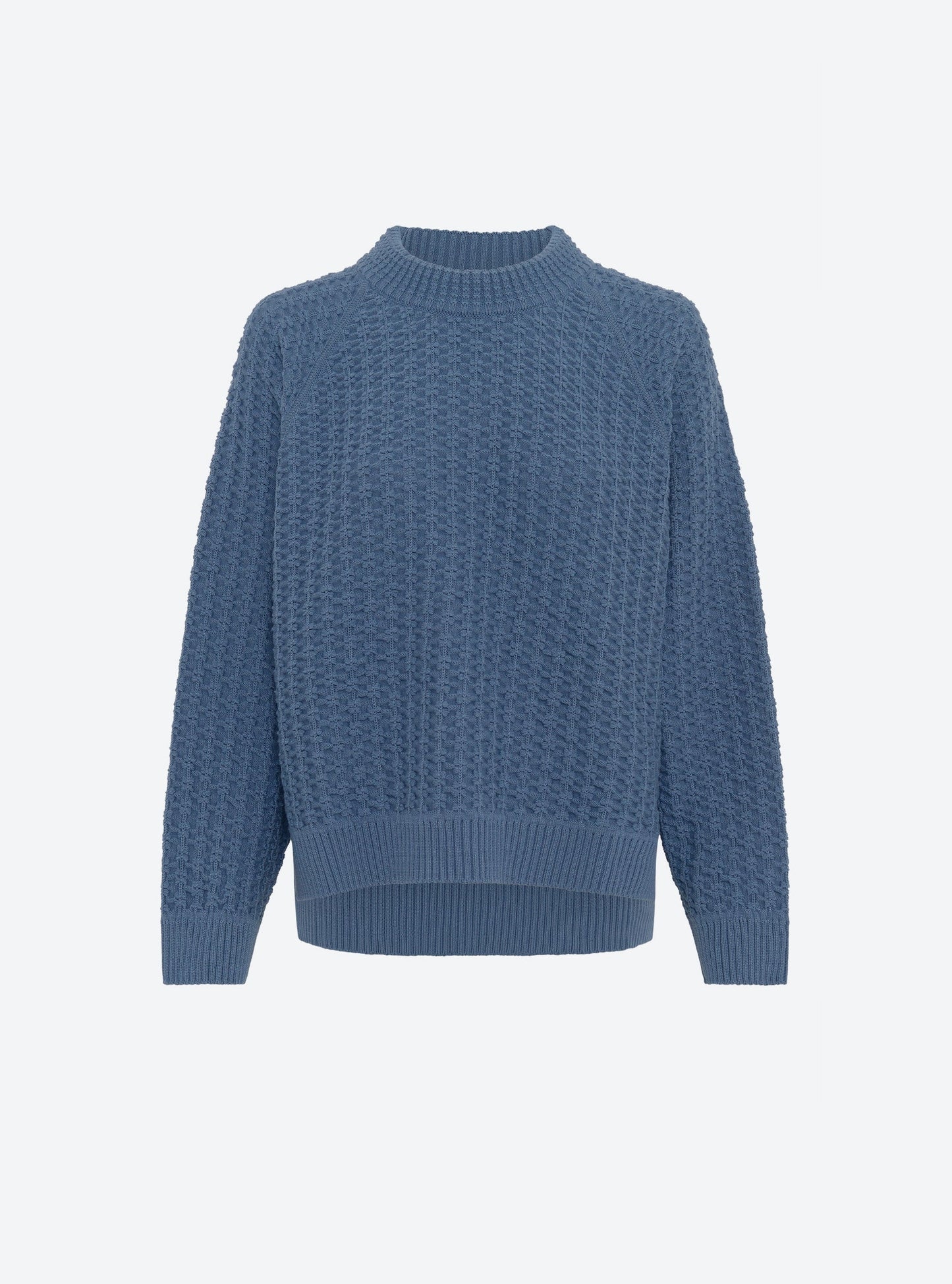 pull loose maille entrelacée