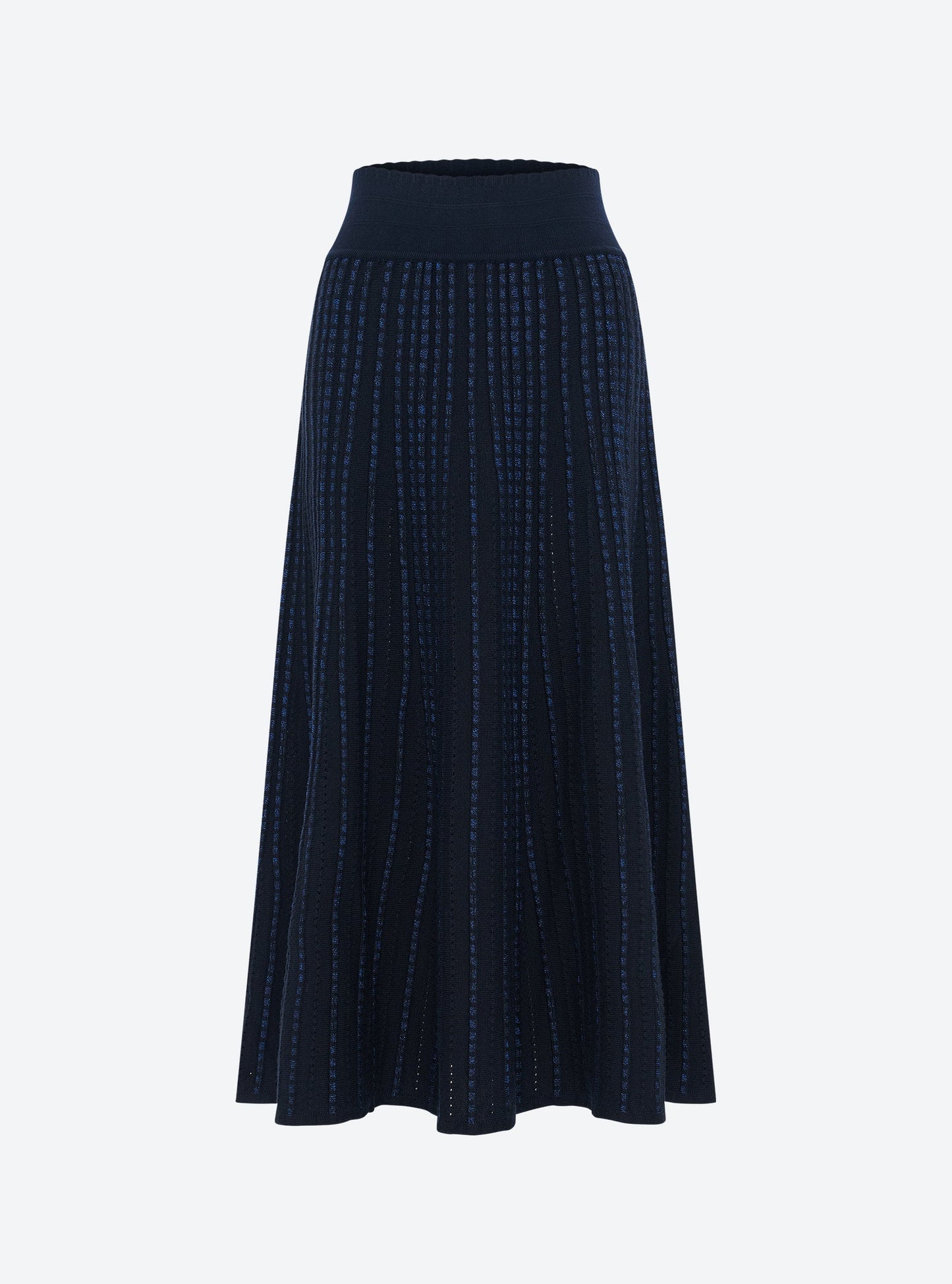 jupe longue maille bijou