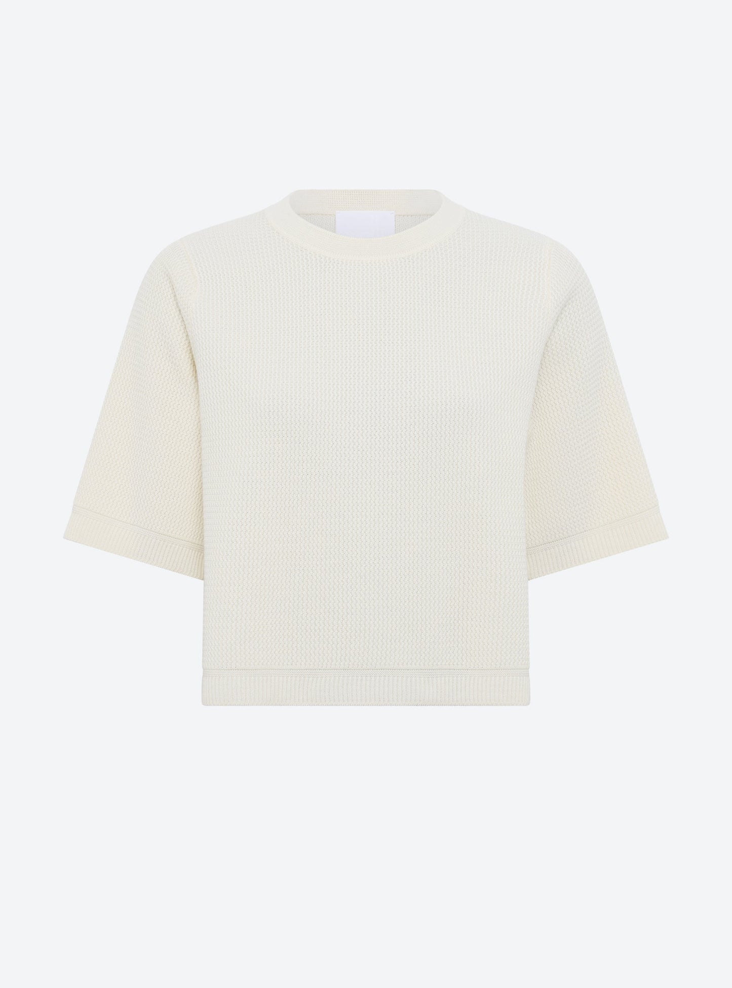 top fin maille ondulée
