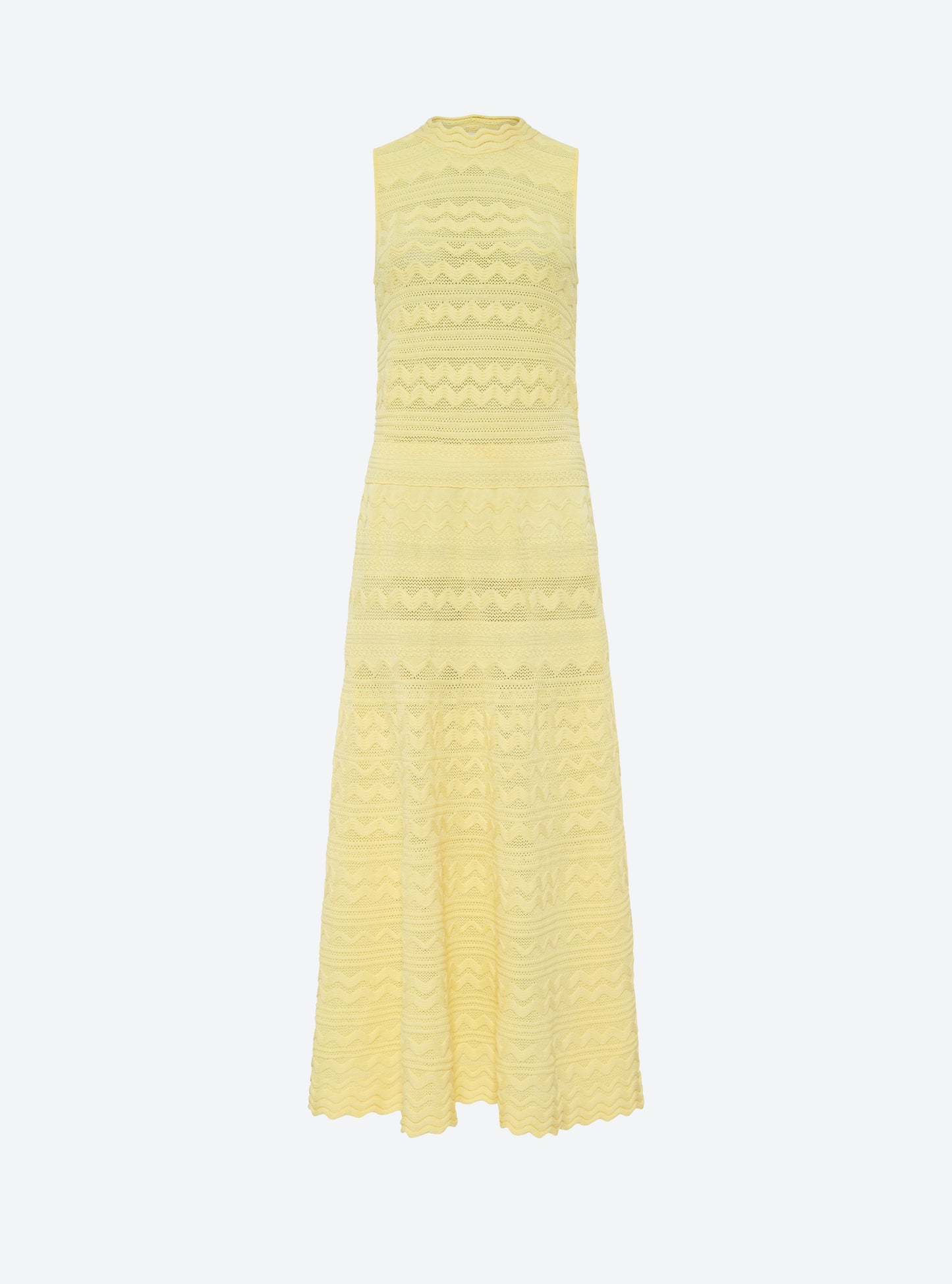 robe longue maille croquet