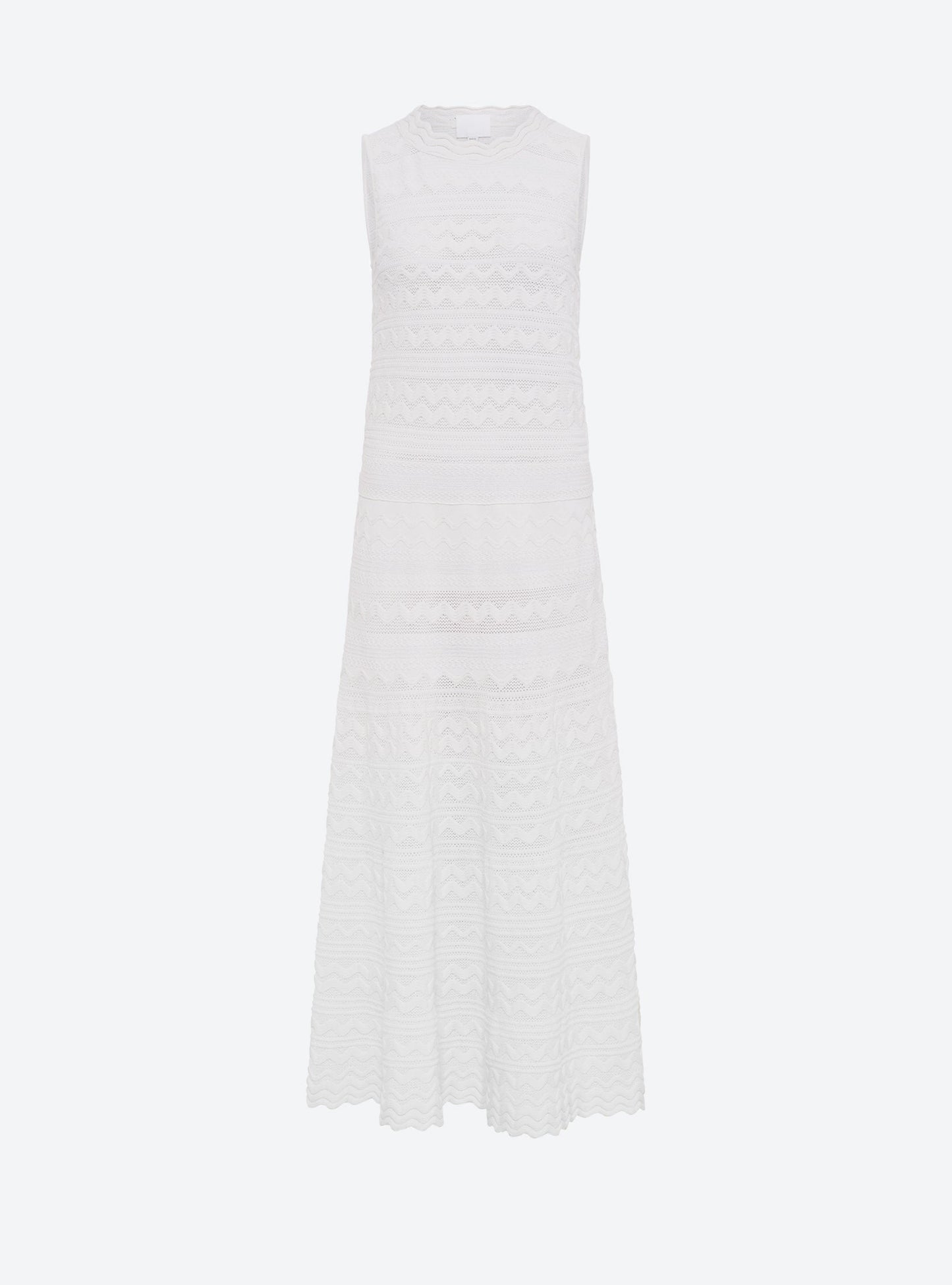 robe longue maille croquet