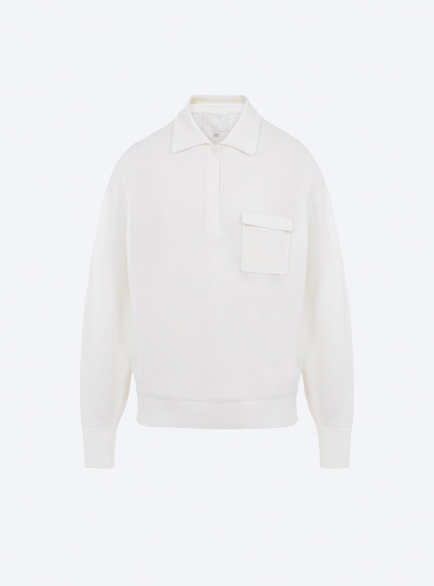 chemise maille col gansé
