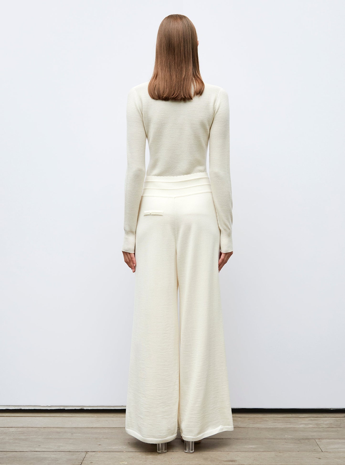 polo fin en maille point mousse
